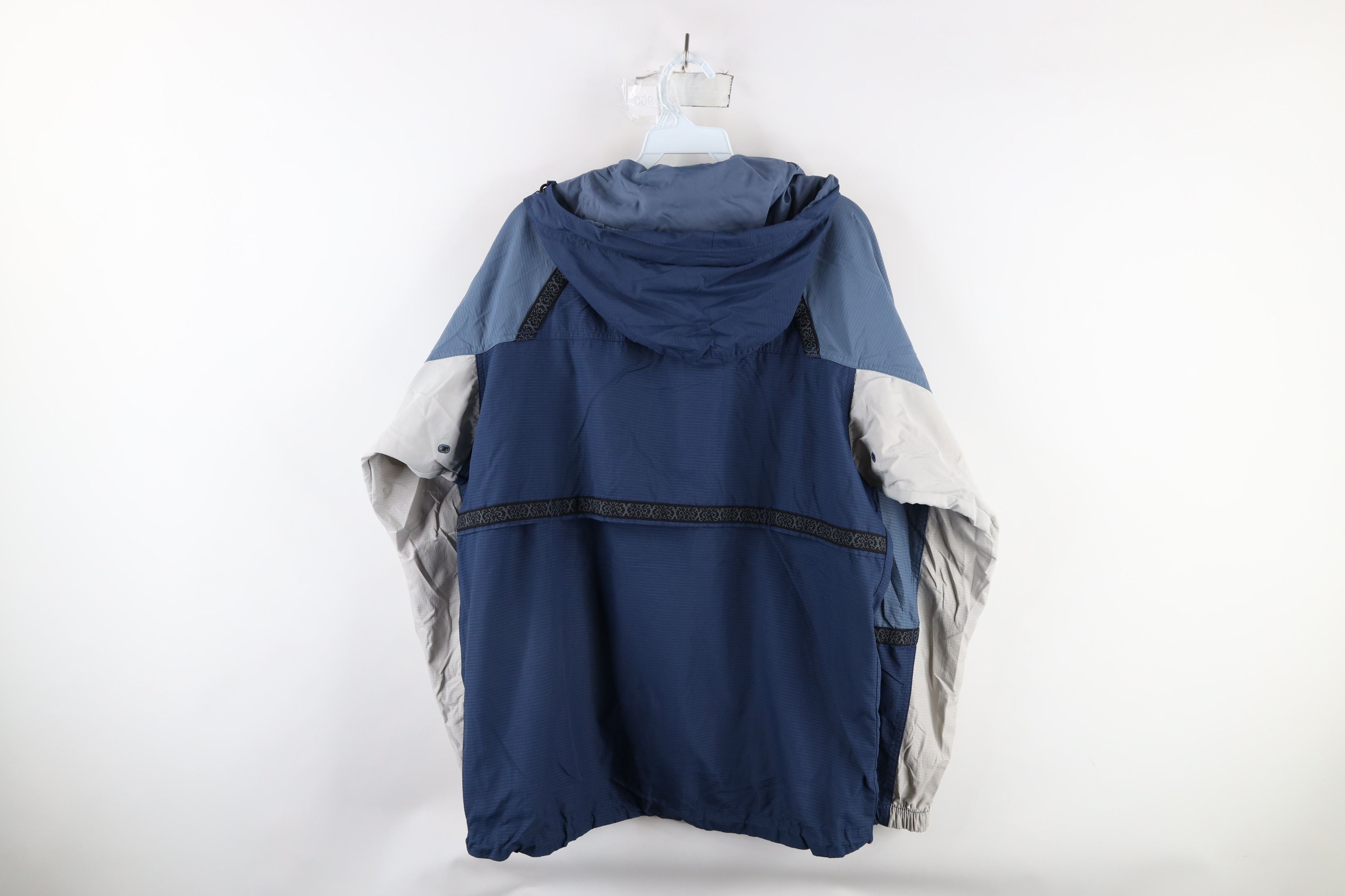 Columbia × Vintage Vintage 90s Columbia Half Zip Packable Hooded Anorak Jacket Size US M / EU 48-50 / 2 - 11 Thumbnail