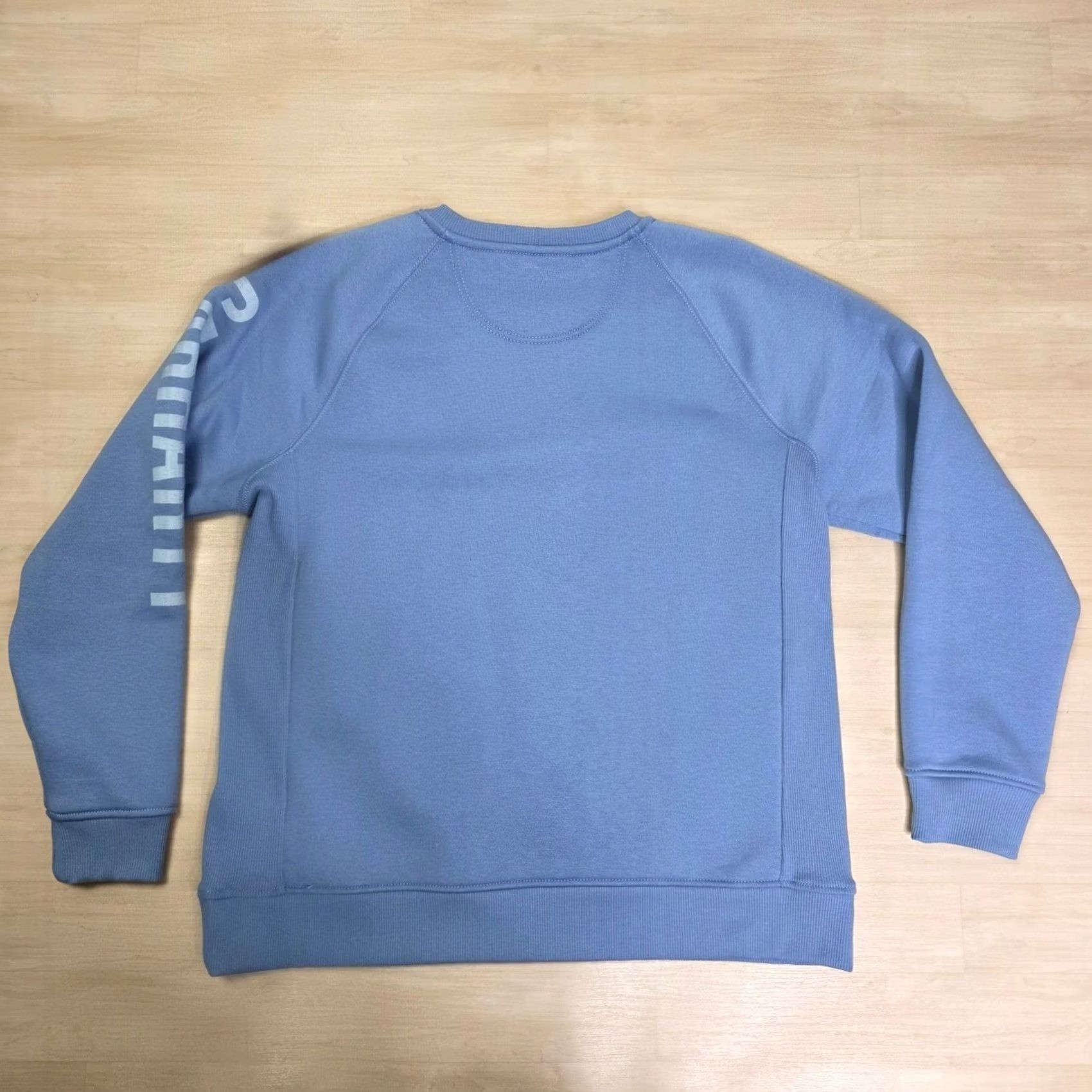 Carhartt Carhartt Relaxed Fit Crewneck Sweatshirt Light Blue Logo XL Sleeve Raglan Pullover Casual Workwear Activewear Unisex Adults Mens Womens Size XL / US 12-14 / IT 48-50 - 2 Thumbnail