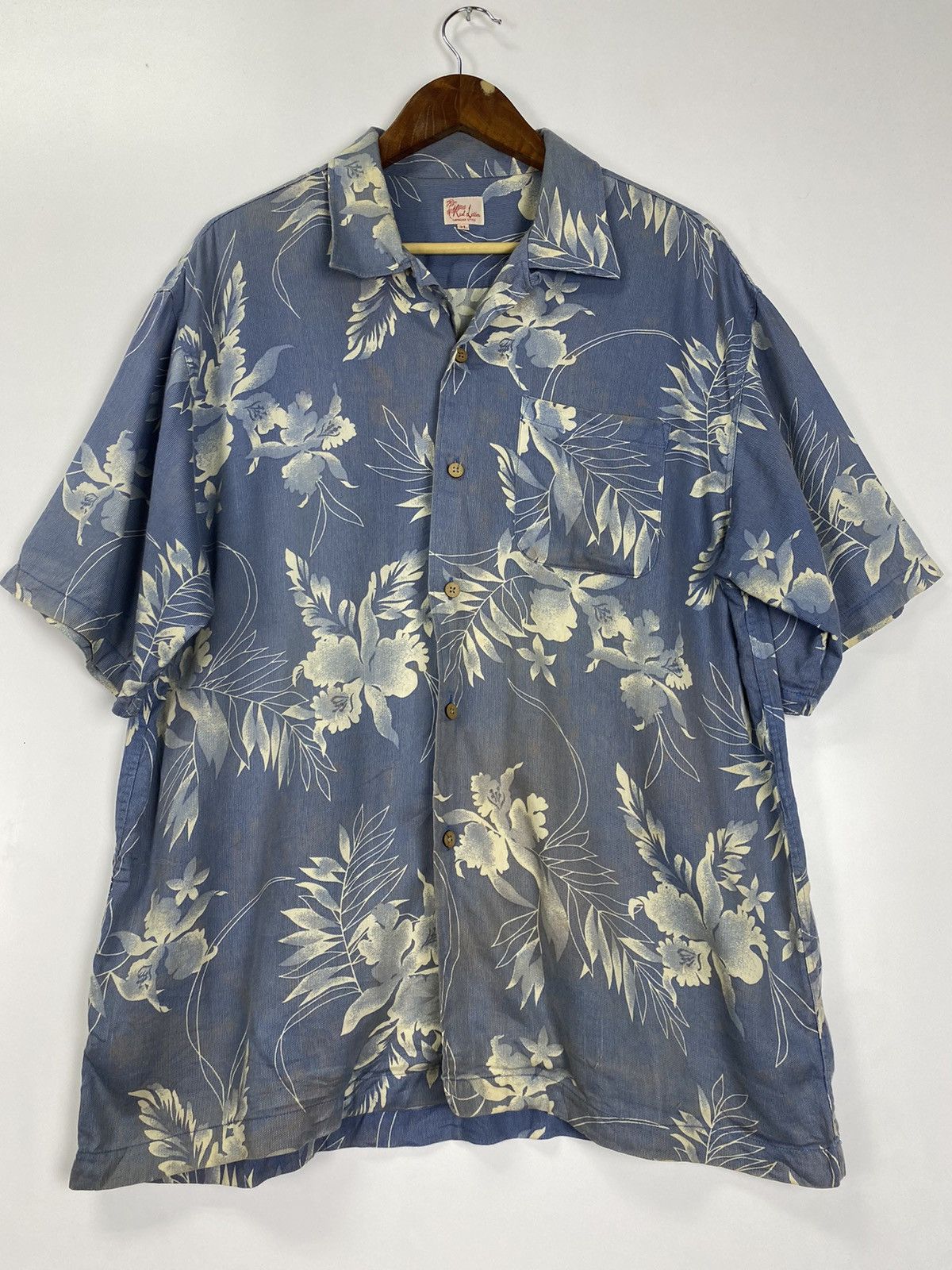 Vintage Red Letter Hawaiian Style shirt Size US XL / EU 56 / 4 - 3 Thumbnail