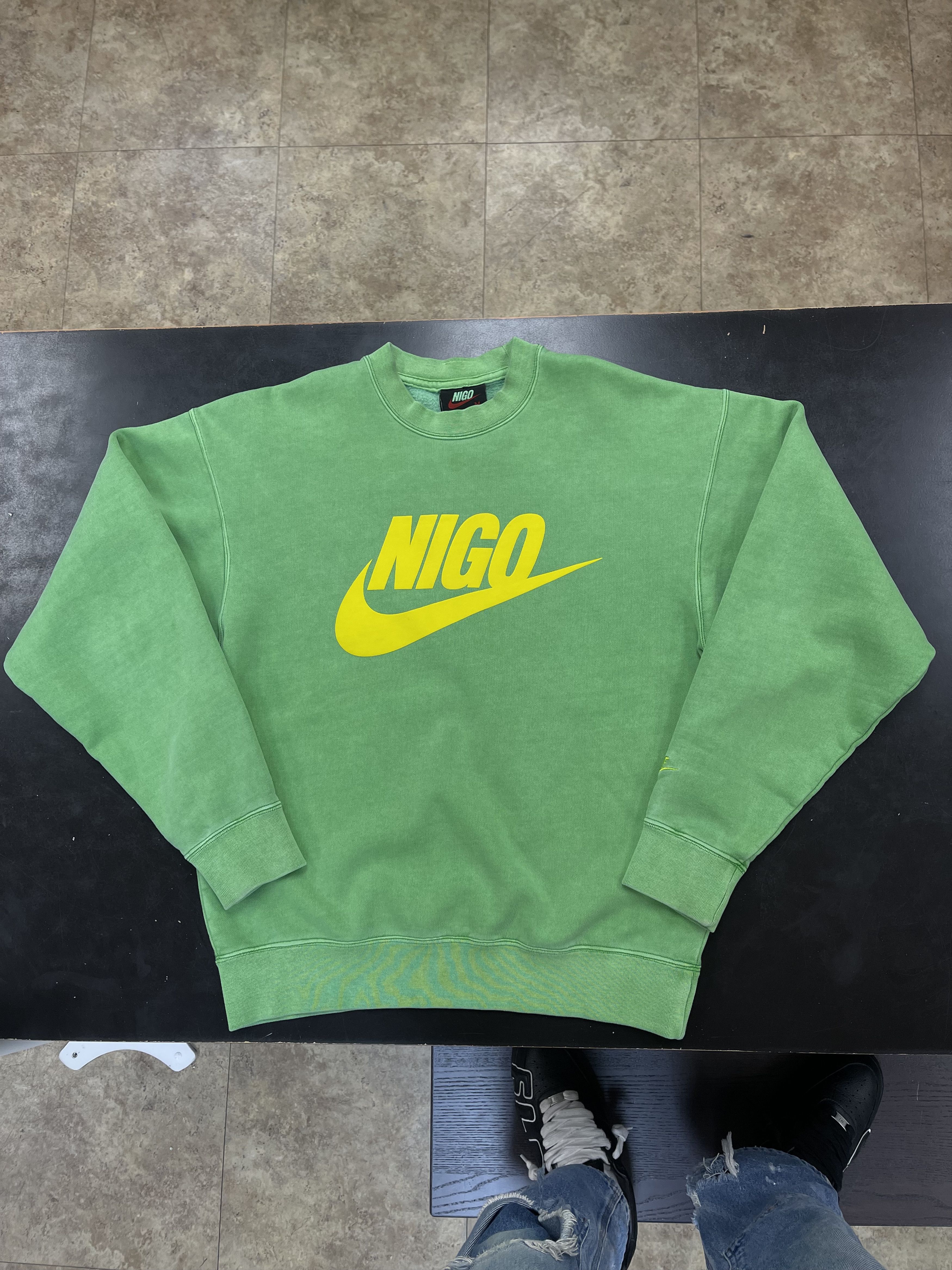 Nigo × Nike Nike x Nigo NRG Fleece Crewneck Green Size US M / EU 48-50 / 2 - 1 Thumbnail
