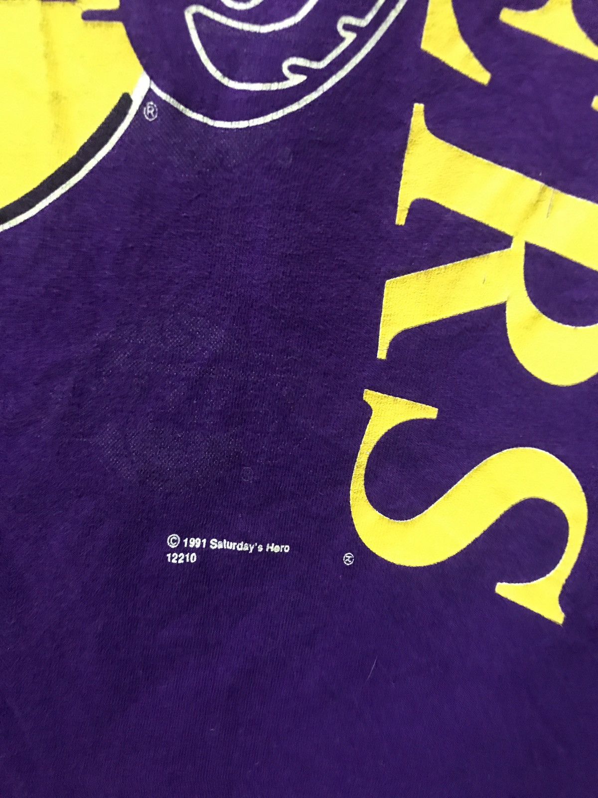 NBA × Vintage Vintage L.A. Lakers NBA 1991 T-Shirt Size M Size US M / EU 48-50 / 2 - 4 Thumbnail