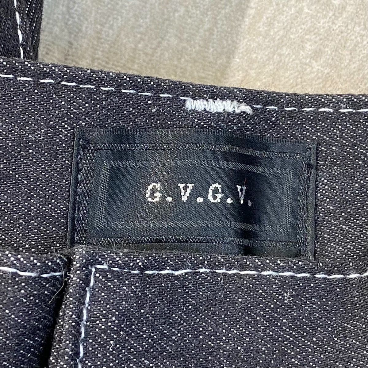 G.V.G.V. G.V.G.V. Contrasted Stitch Peg Leg Jeans Size 24" / US 00 / IT 34 - 3 Thumbnail