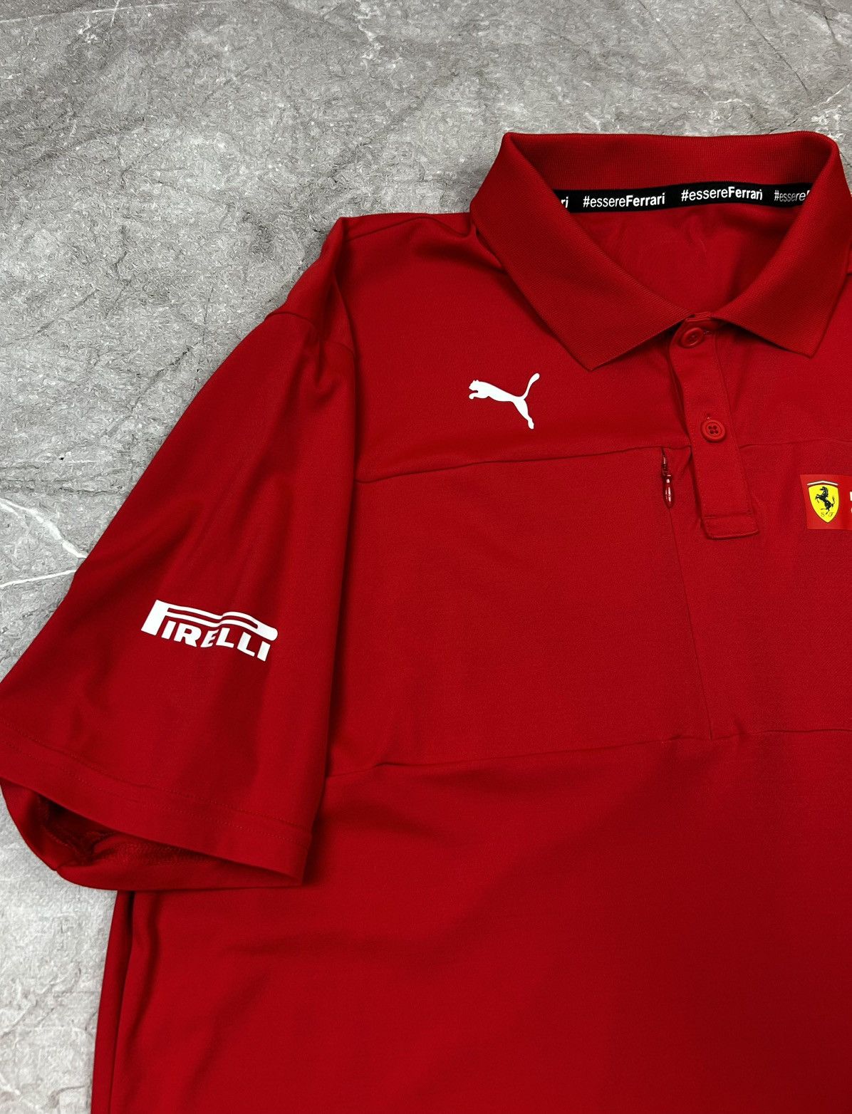 Ferrari × Puma × Vintage Vintage Ferrari x Puma Racing Team T Shirt Polo Size US L / EU 52-54 / 3 - 4 Thumbnail