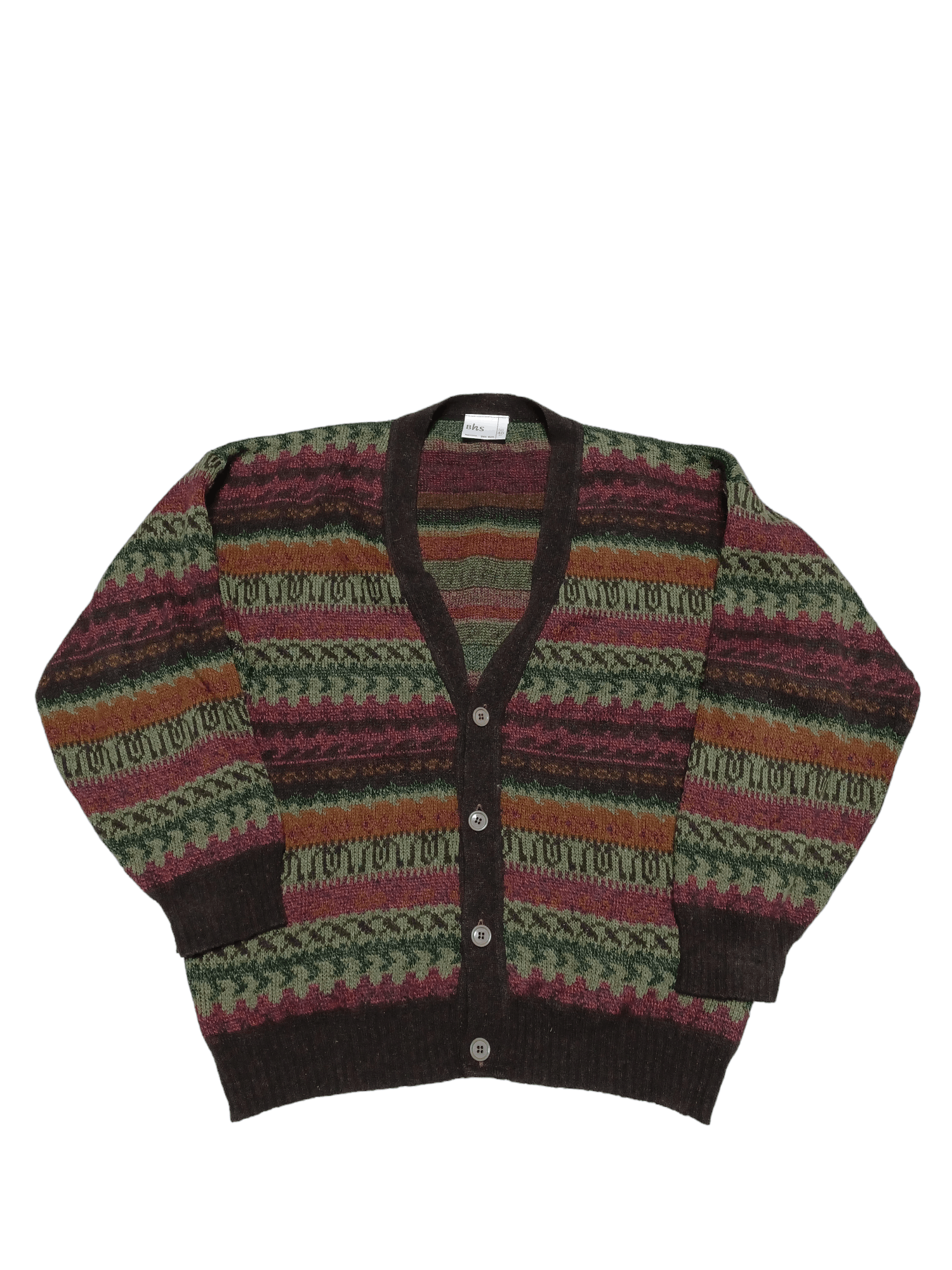 Cardigan × Cashmere & Wool × Vintage MADE IN FRANCE VINTAGE 80S OR  