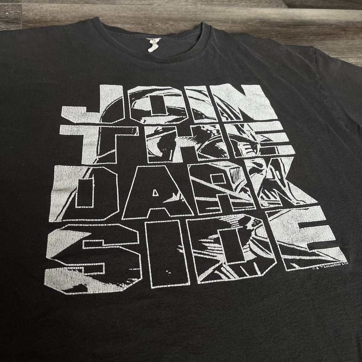 Star Wars × Vintage Vintage Y2K Star Wars Join the Dark Side Darth Vader T Shirt Size US XL / EU 56 / 4 - 1 Thumbnail
