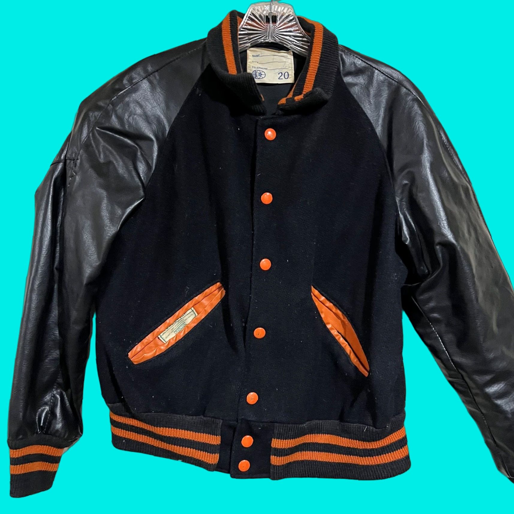 Vintage VINTAGE Blank Varsity Jacket Wool Size 20 Men Black Varsity Jacket 20 Mens Size US XXL / EU 58 / 5 - 1 Thumbnail