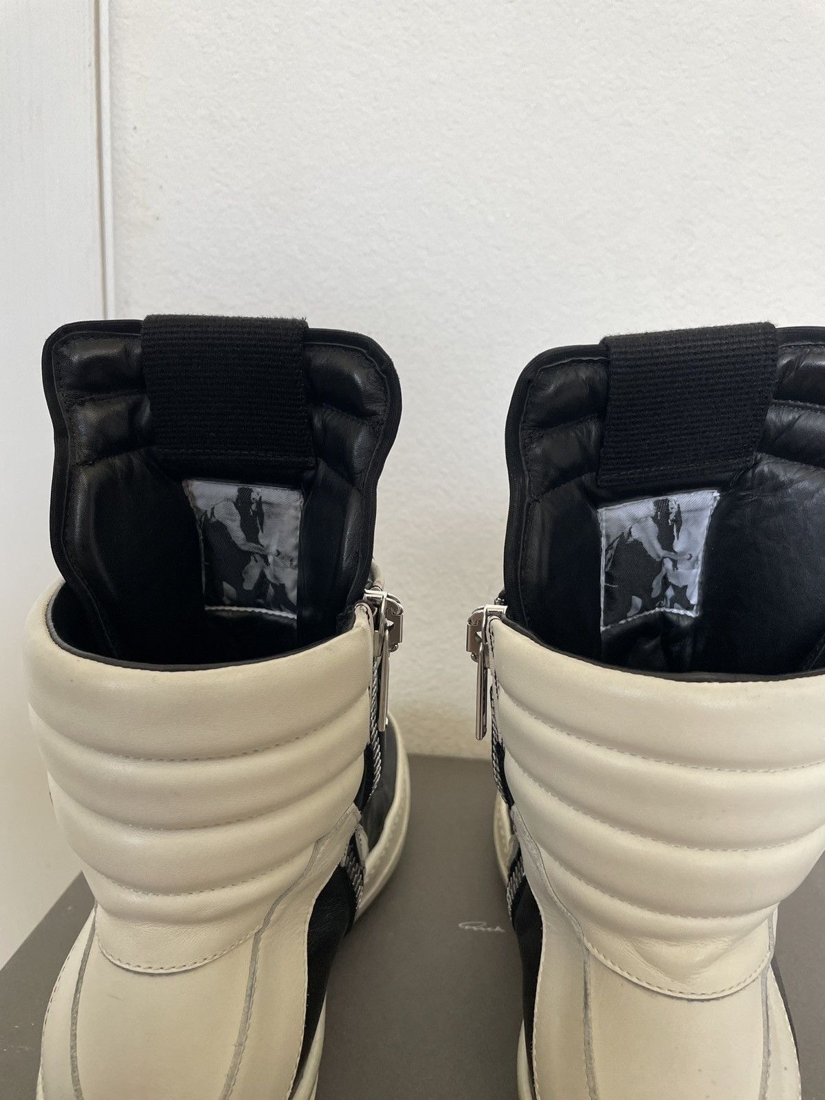Rick Owens SS18 Dirt Geobaskets black and white Size US 8.5 / EU 41-42 - 12 Thumbnail