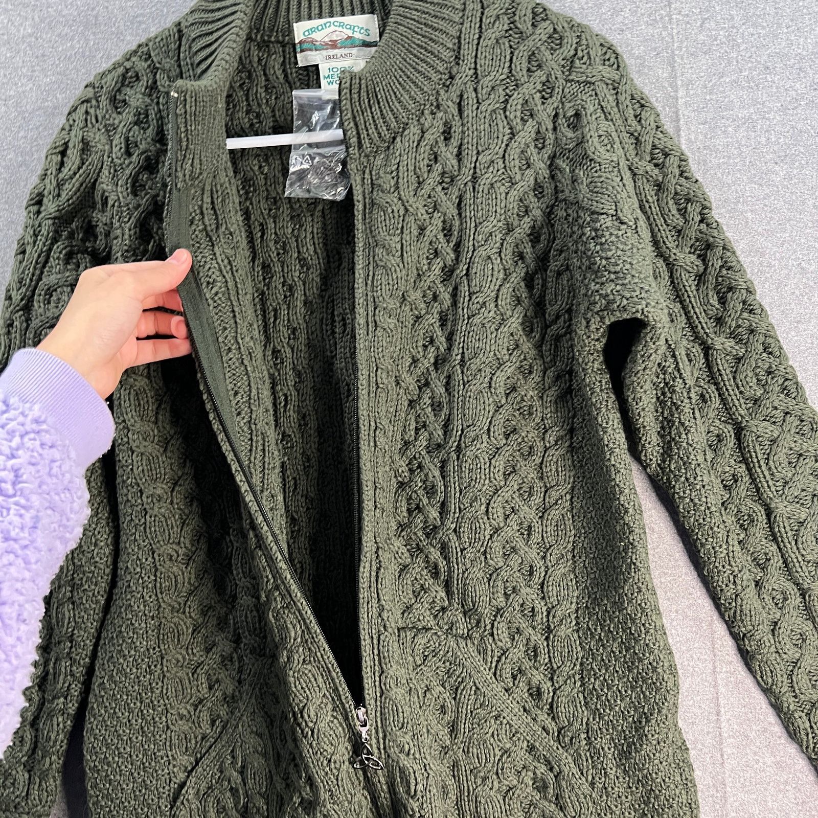 Aran Crafts Aran Craft Merino Wool Women's Sweater Size M / US 6-8 / IT 42-44 - 4 Thumbnail