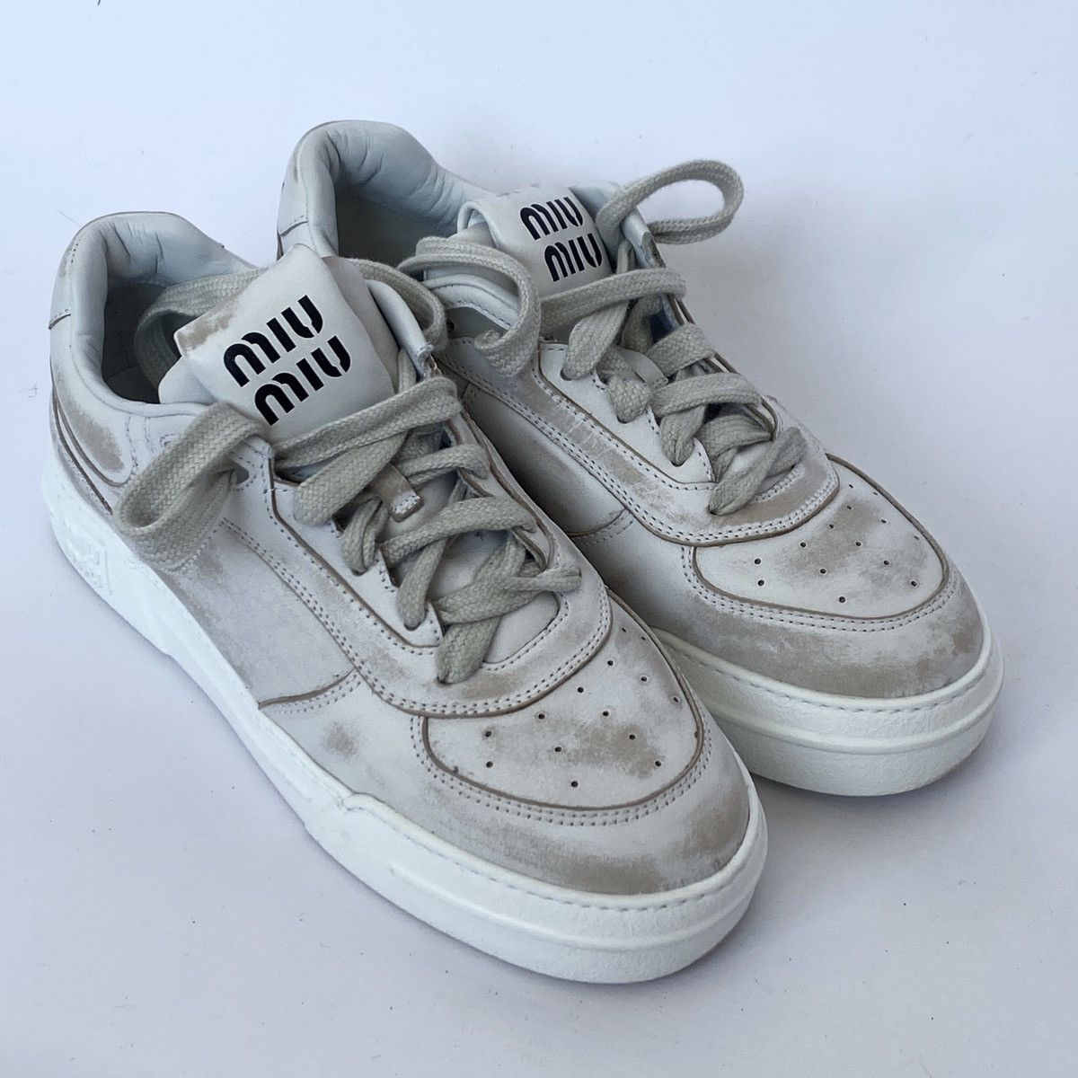 Miu Miu Miu Miu Sneakers Size US 8.5 / IT 38.5 - 3 Thumbnail