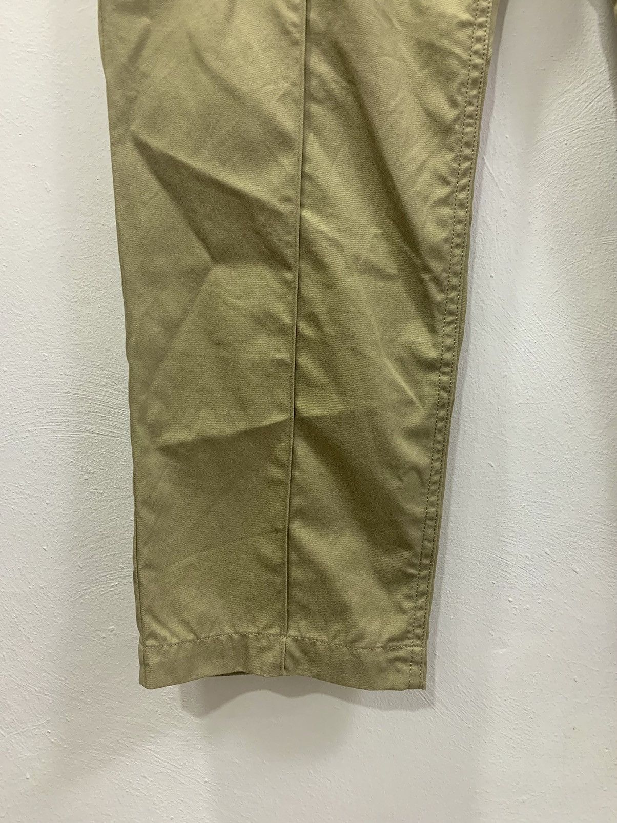 Y's YOHJI YAMAMOTO - Y’s TUCK KHAKI PANTS Size US 30 / EU 46 - 4 Thumbnail