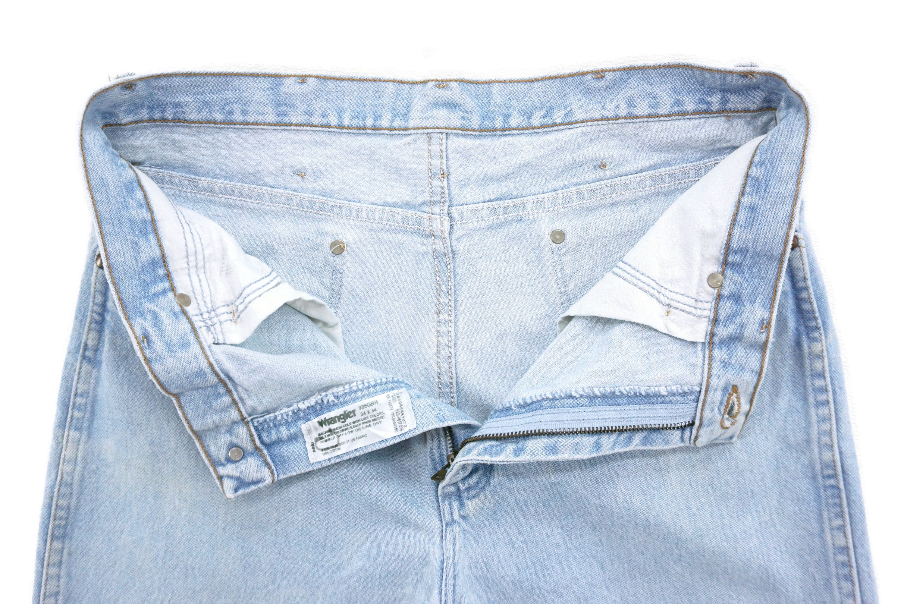 Wrangler Vintage 936GBH Jeans W34xL34 High-Waisted Light Wash Denim Size US 34 / EU 50 - 5 Thumbnail