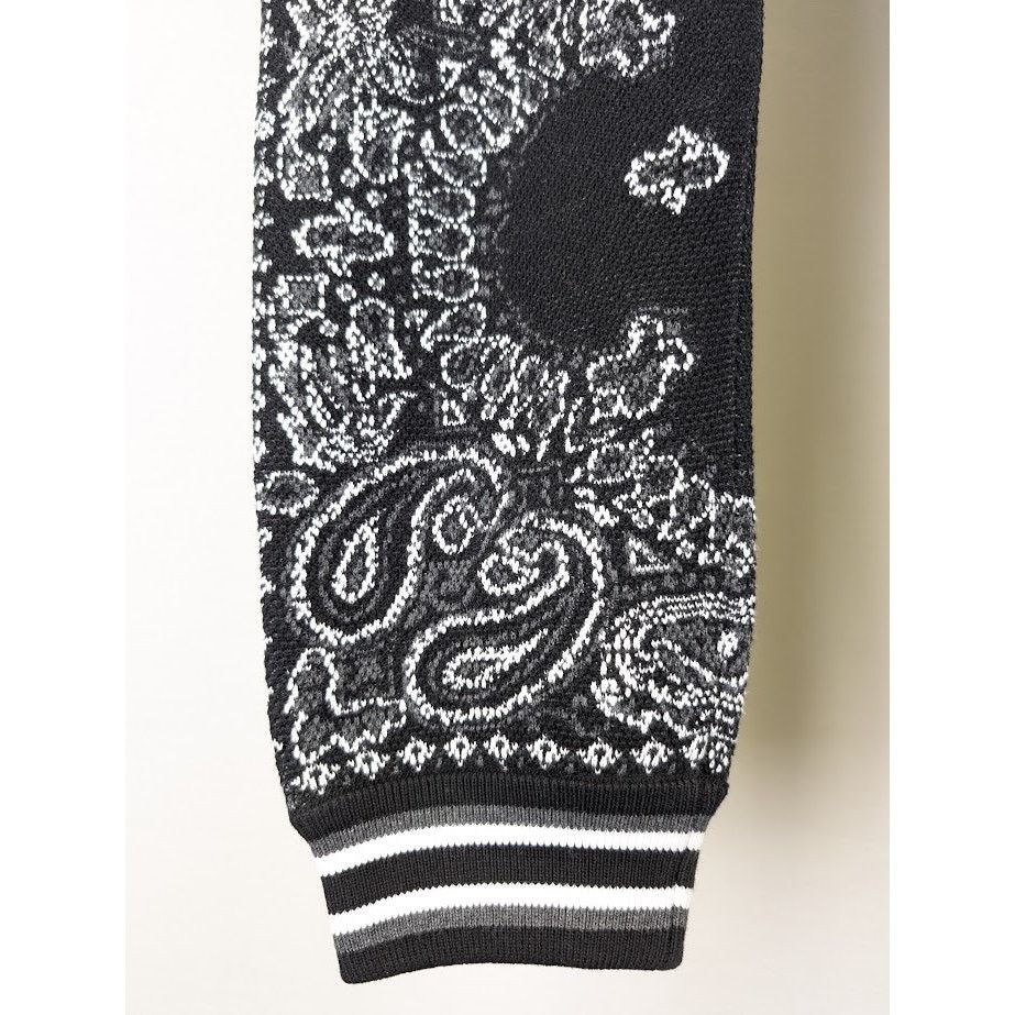 Amiri o1rshd1 Q:2 / Bandana B-Ball Sweatpants & Joggers Black/Grey Size US 32 / EU 48 - 5 Thumbnail