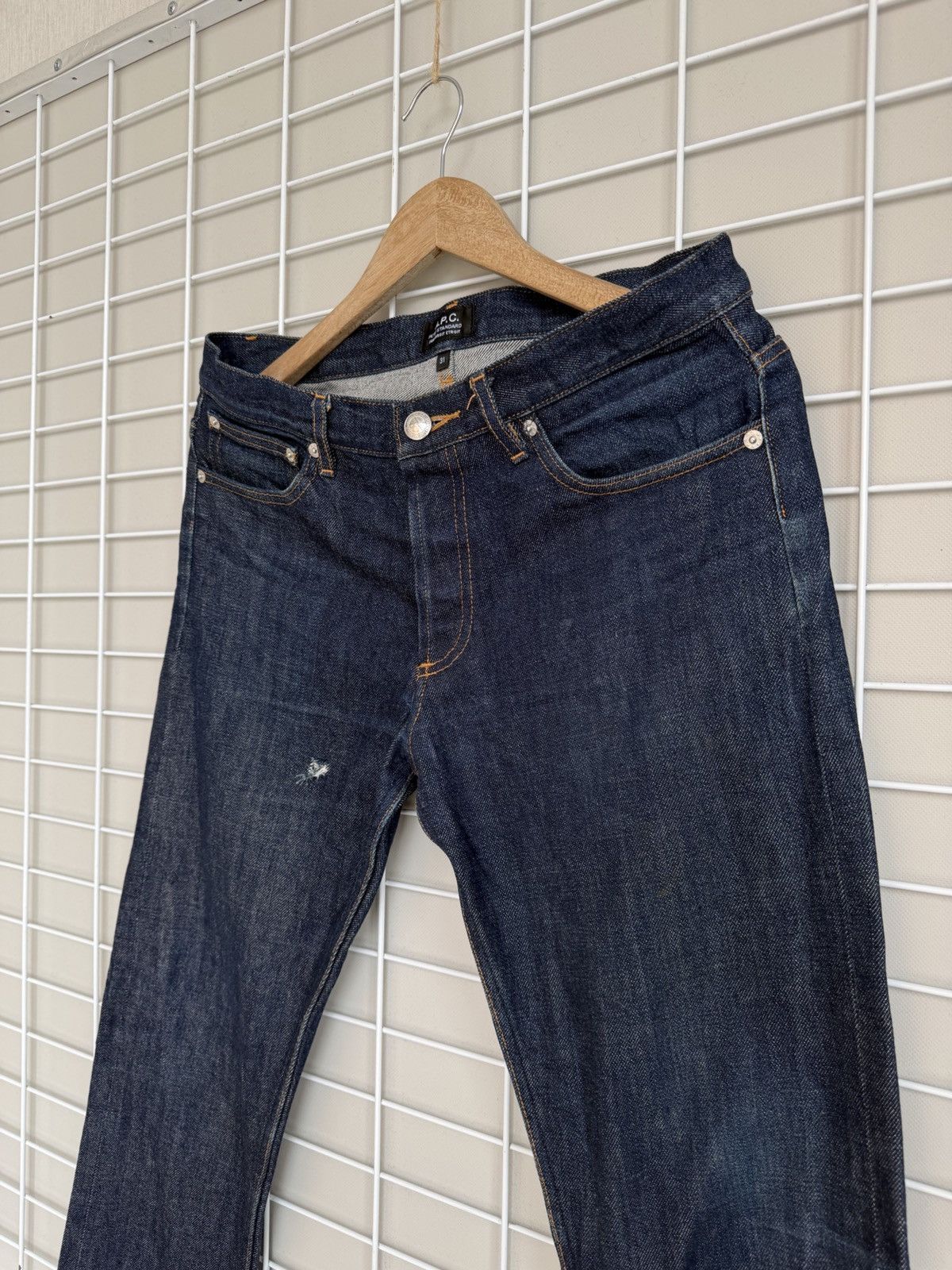 A.P.C. A.P.C. Raw Selvedge Denim Jeans Mens Size 31 Tapered Pants Size US 31 - 4 Thumbnail