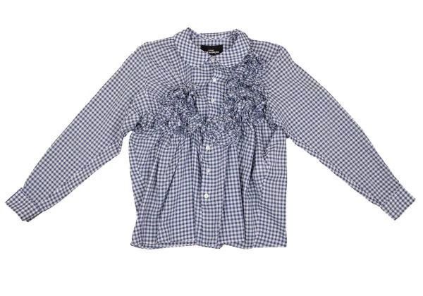 Other Comme Des Garcons Blue Retro Pattern Design Shirt Size M / US 6-8 / IT 42-44 - 2 Thumbnail