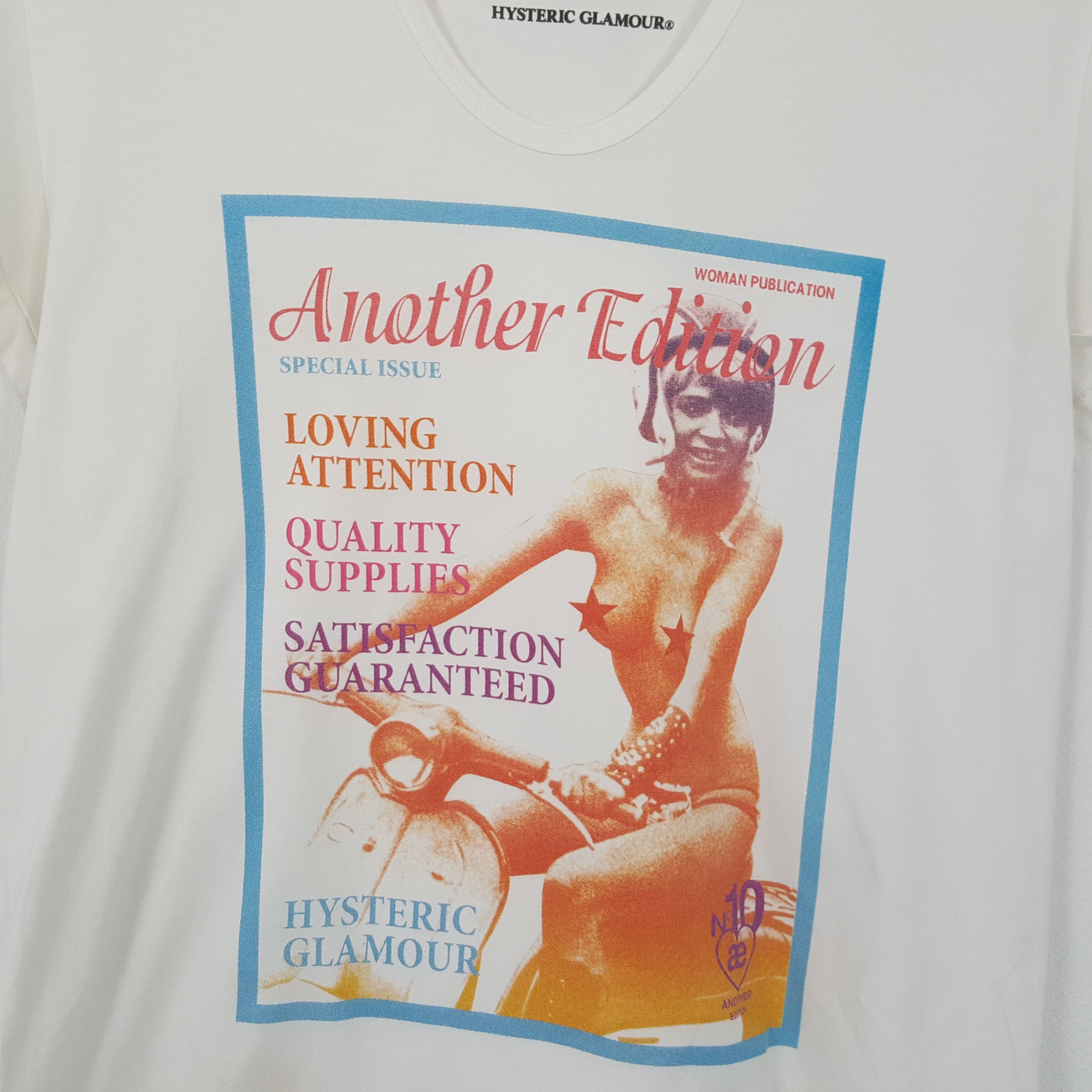 Hysteric Glamour × Japanese Brand Vintage HYSTERIC GLAMOUR Japanese Fashion Brand T-Shirts Size M / US 6-8 / IT 42-44 - 2 Thumbnail