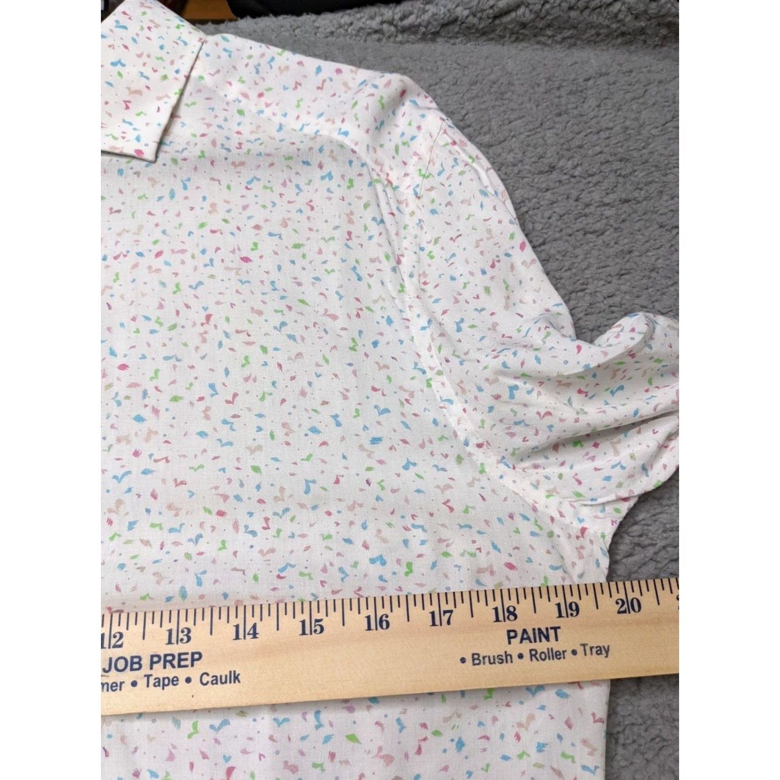 Reiss Reiss Shirt Women's Floral V-Neck Long Sleeve Button-Up Slim Fit M Multicolor Pattern Floral Slimming All Seasons etc Size M / US 6-8 / IT 42-44 - 5 Thumbnail
