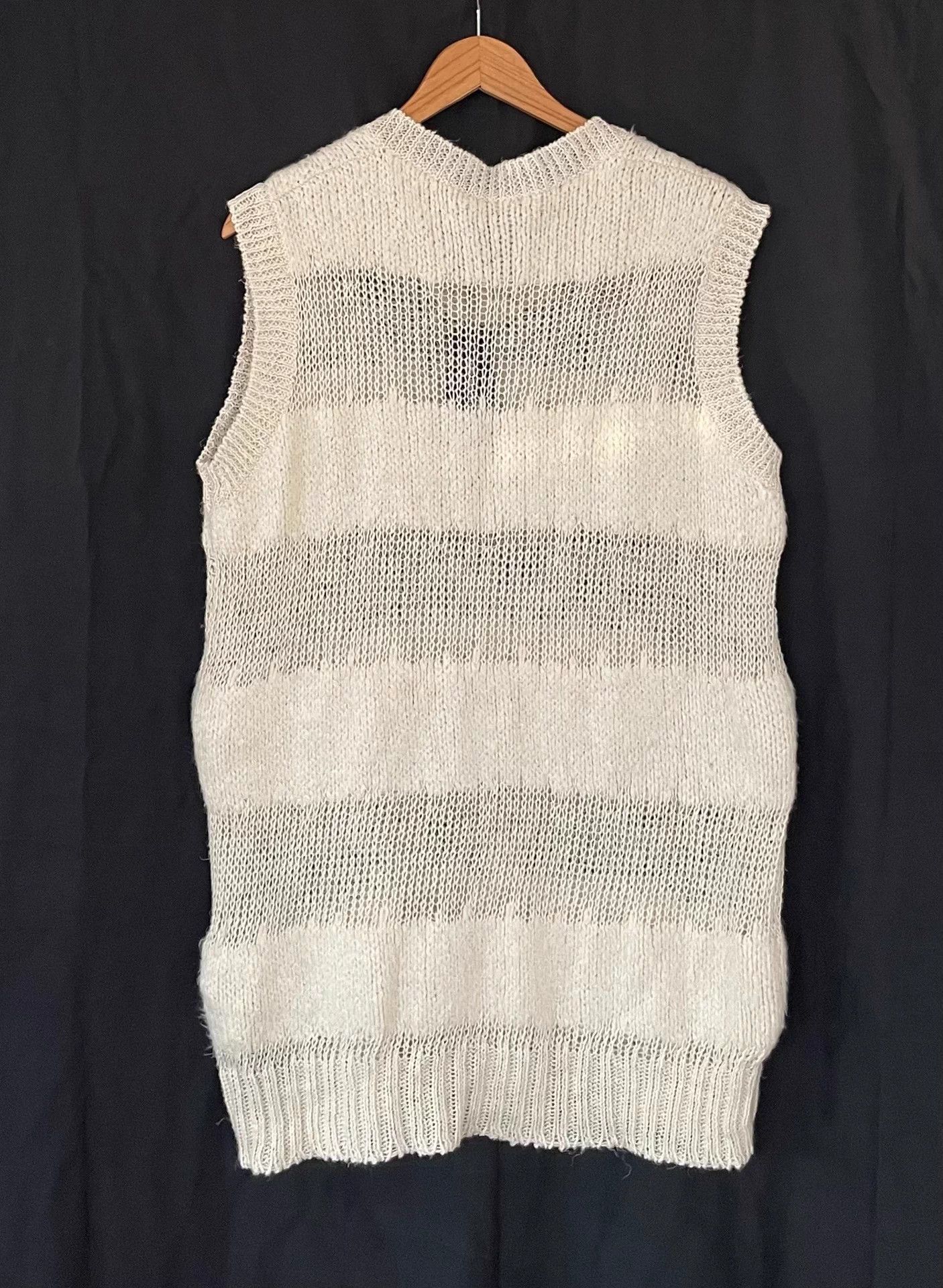 Ann Demeulemeester Ann Demeulemeester 22ss Men's Knitted Vest/Sweater Size US M / EU 48-50 / 2 - 2 Thumbnail