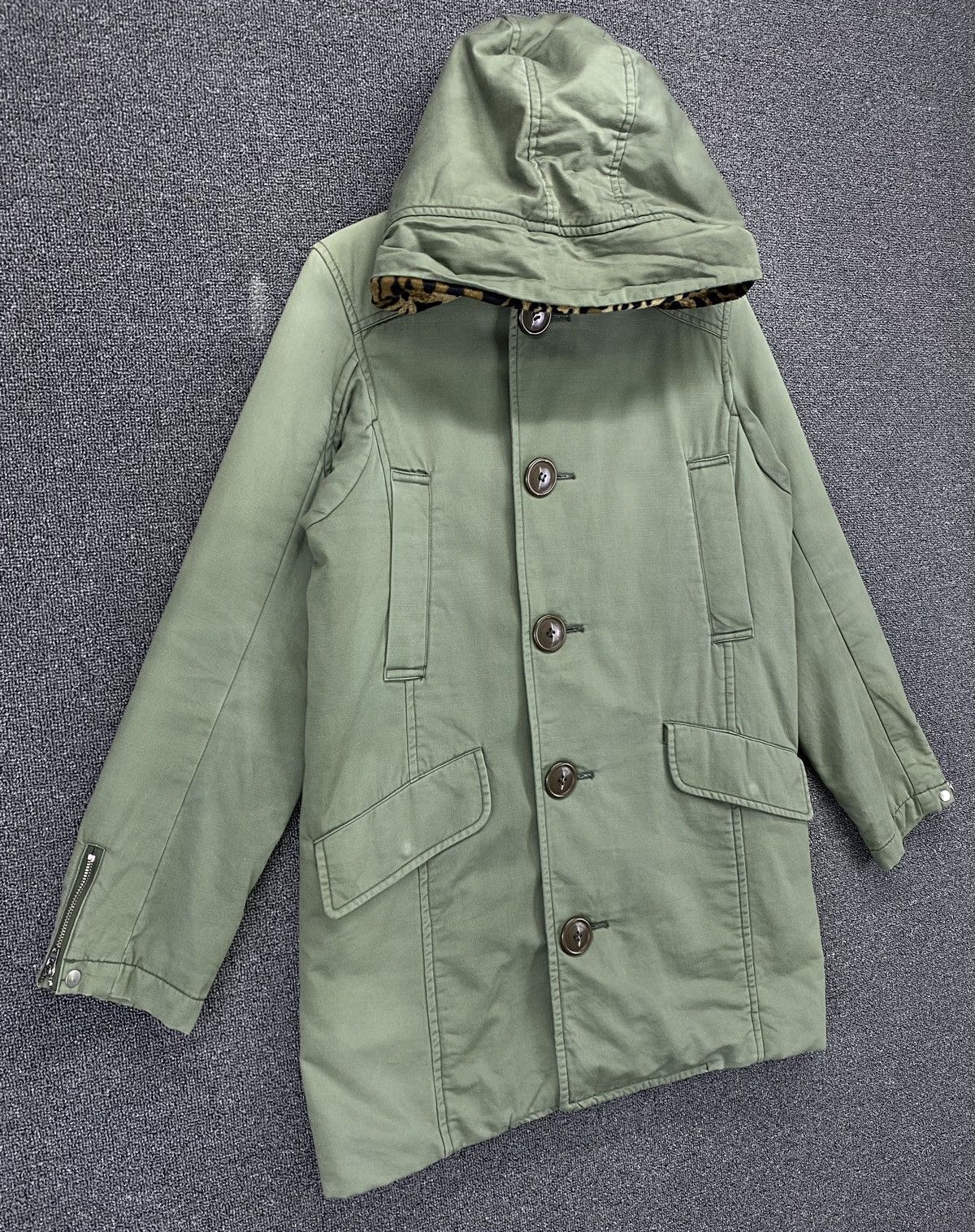 Issey Miyake Vintage Issey Miyake Sunaokuwahara Military Style Jacket Size M / US 6-8 / IT 42-44 - 2 Thumbnail