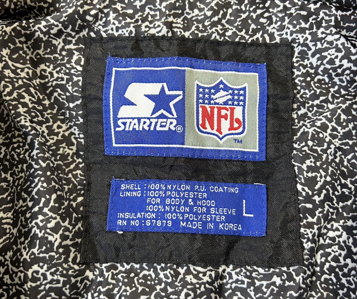 NFL × Starter × Vintage Vintage 90’s Starter NFL Oakland Raiders Black Jacket Size L Size US L / EU 52-54 / 3 - 3 Thumbnail