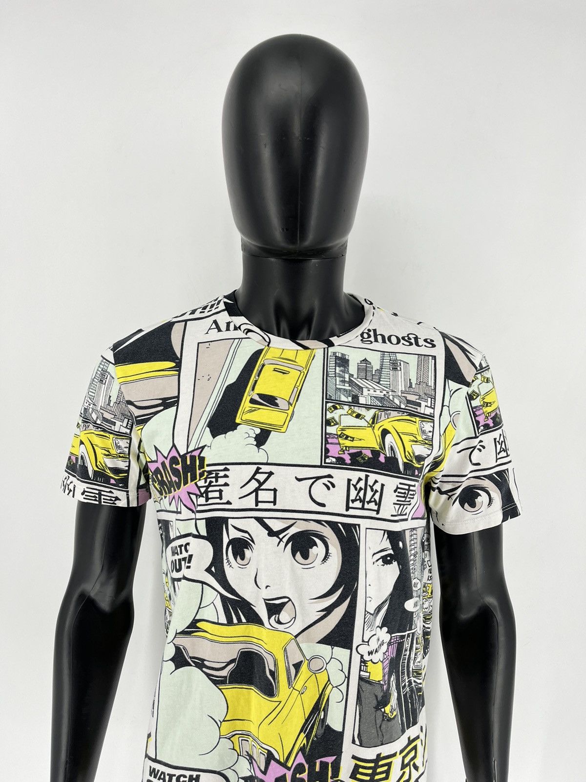 Anime Vintage Manga Panel tee Art Tee Anima Tee Graphic Tee Size US M / EU 48-50 / 2 - 3 Thumbnail