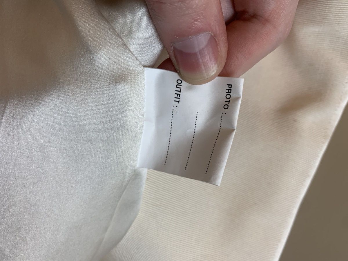Haider Ackermann Haider Ackermann Ivory Silk Sample Blazer Size XS / US 0-2 / IT 36-38 - 8 Thumbnail