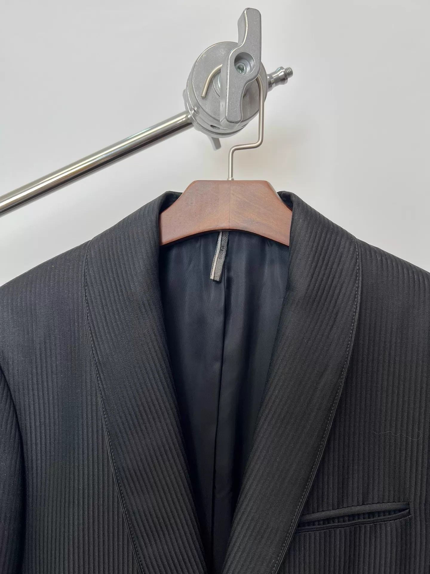 Dior Dior Homme Runway Striped Wool Blend Tailored Blazer 48 Size 48R - 3 Thumbnail