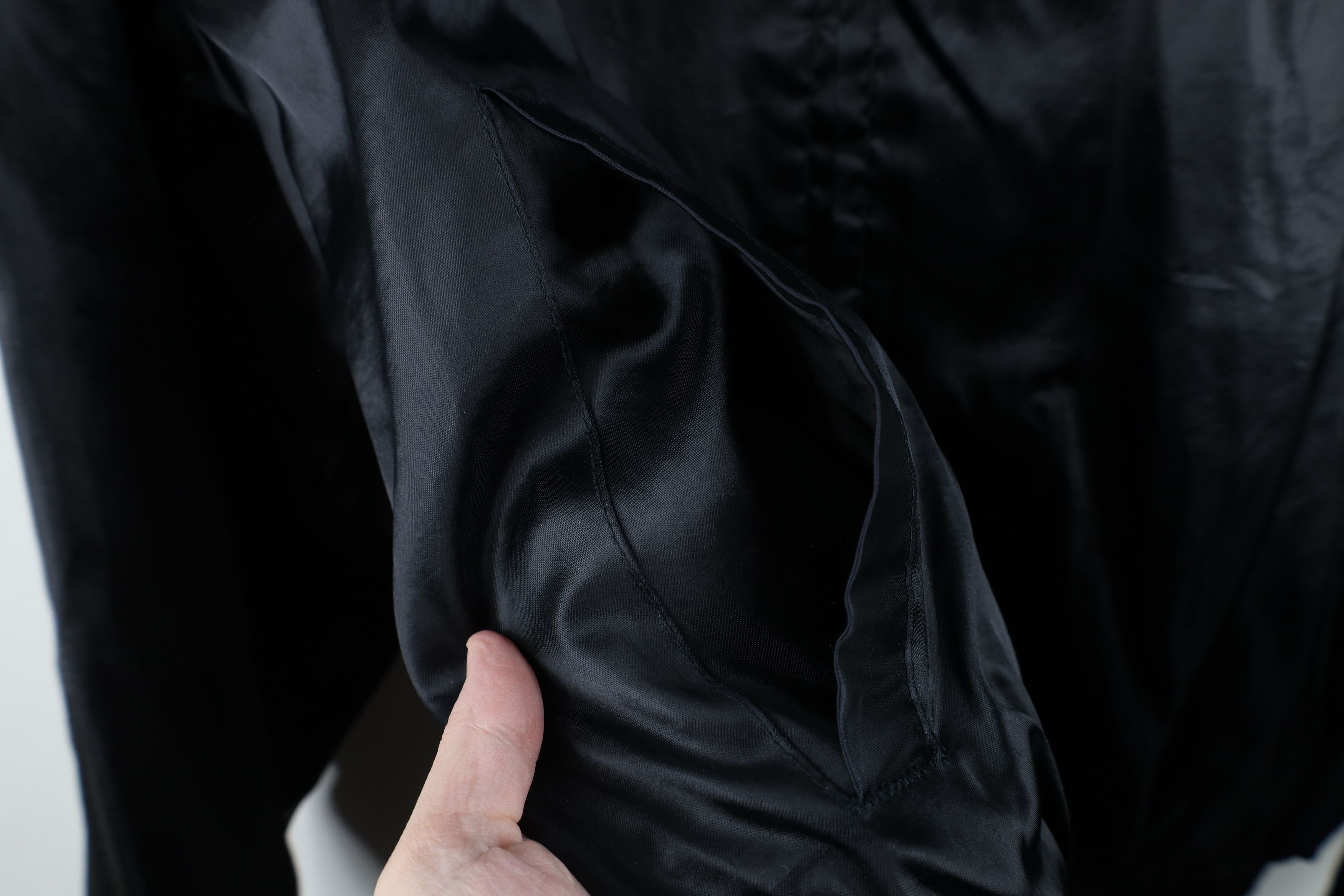 Vintage Vintage 80s Streetwear Lined Satin Bomber Jacket Black USA Size US XL / EU 56 / 4 - 6 Thumbnail