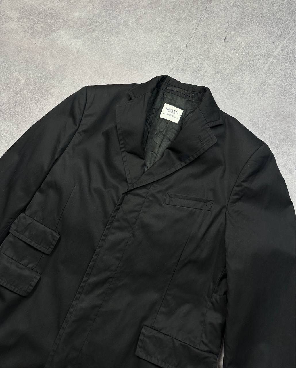 Hackett Vintage Hackett Men’s Trench Coat, Size 40R (M) – Classic Size US M / EU 48-50 / 2 - 2 Thumbnail