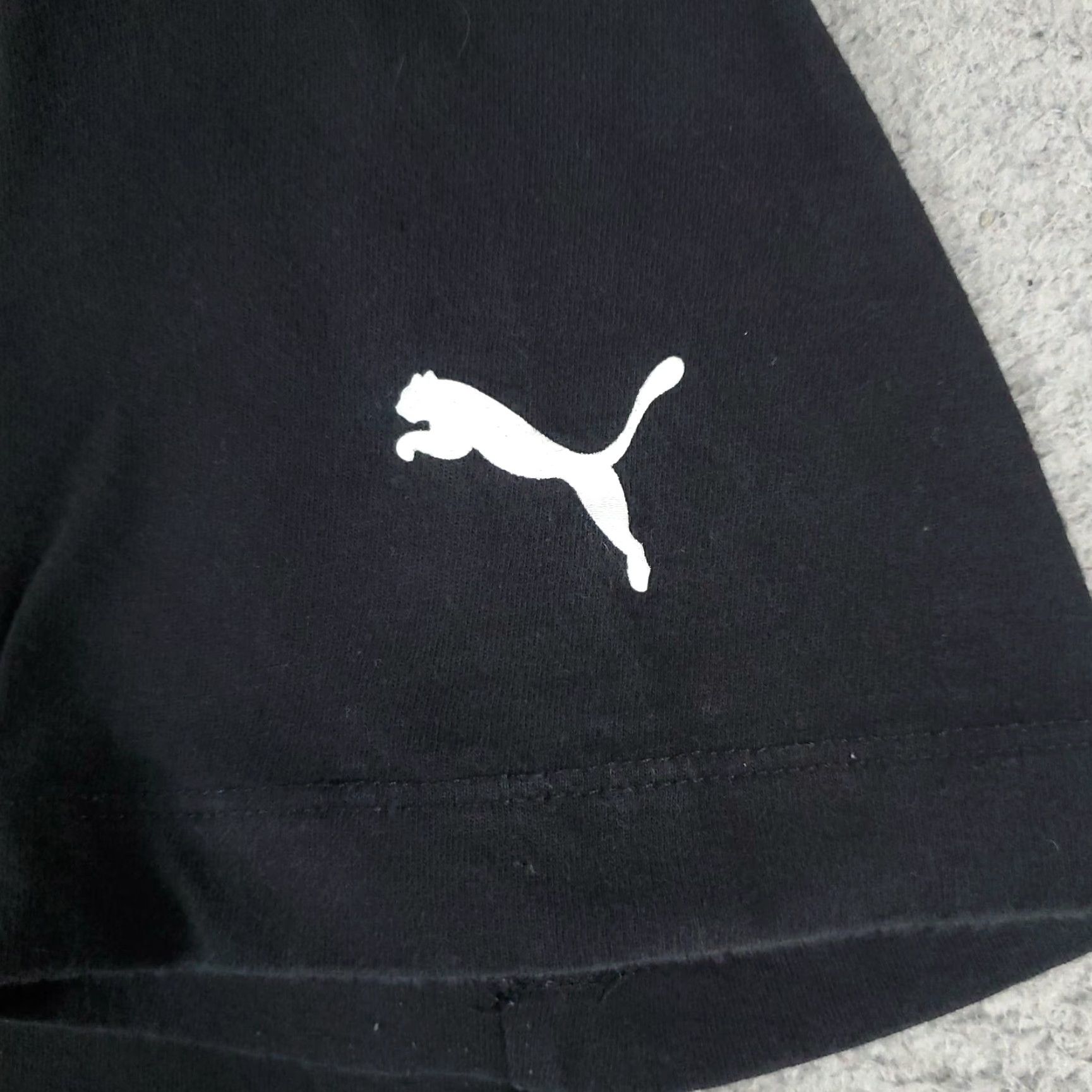 Puma PUMA T-Shirt Mens Size Medium Black Logo Short Sleeve Crew Neck Casual Cotton Blend Unisex Adults 90s Sports Theme Mens Size US M / EU 48-50 / 2 - 4 Thumbnail