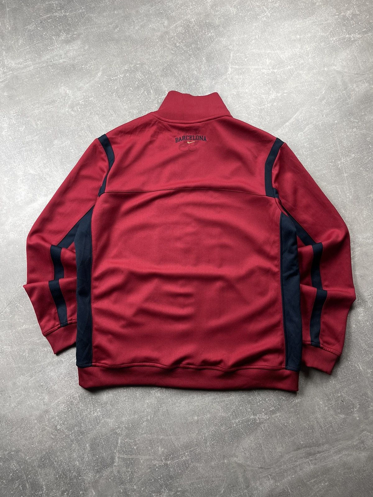 Nike Nike FC Barcelona 2007 Track Jacket Red Navy Size US L / EU 52-54 / 3 - 7 Thumbnail