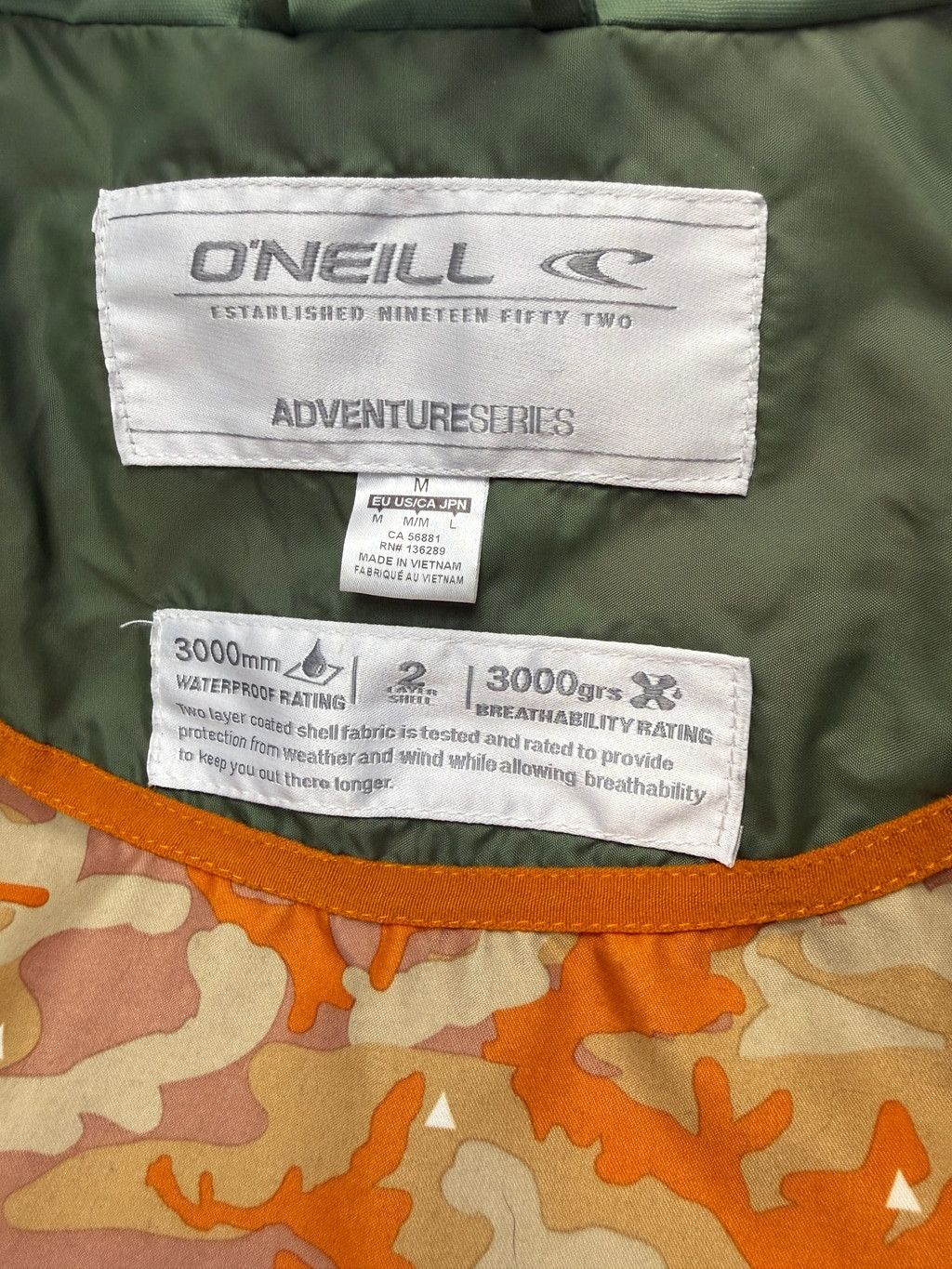 O'Neill O'Neill Green Coat Jacket Adventure Series Women Size M Size M / US 6-8 / IT 42-44 - 12 Thumbnail