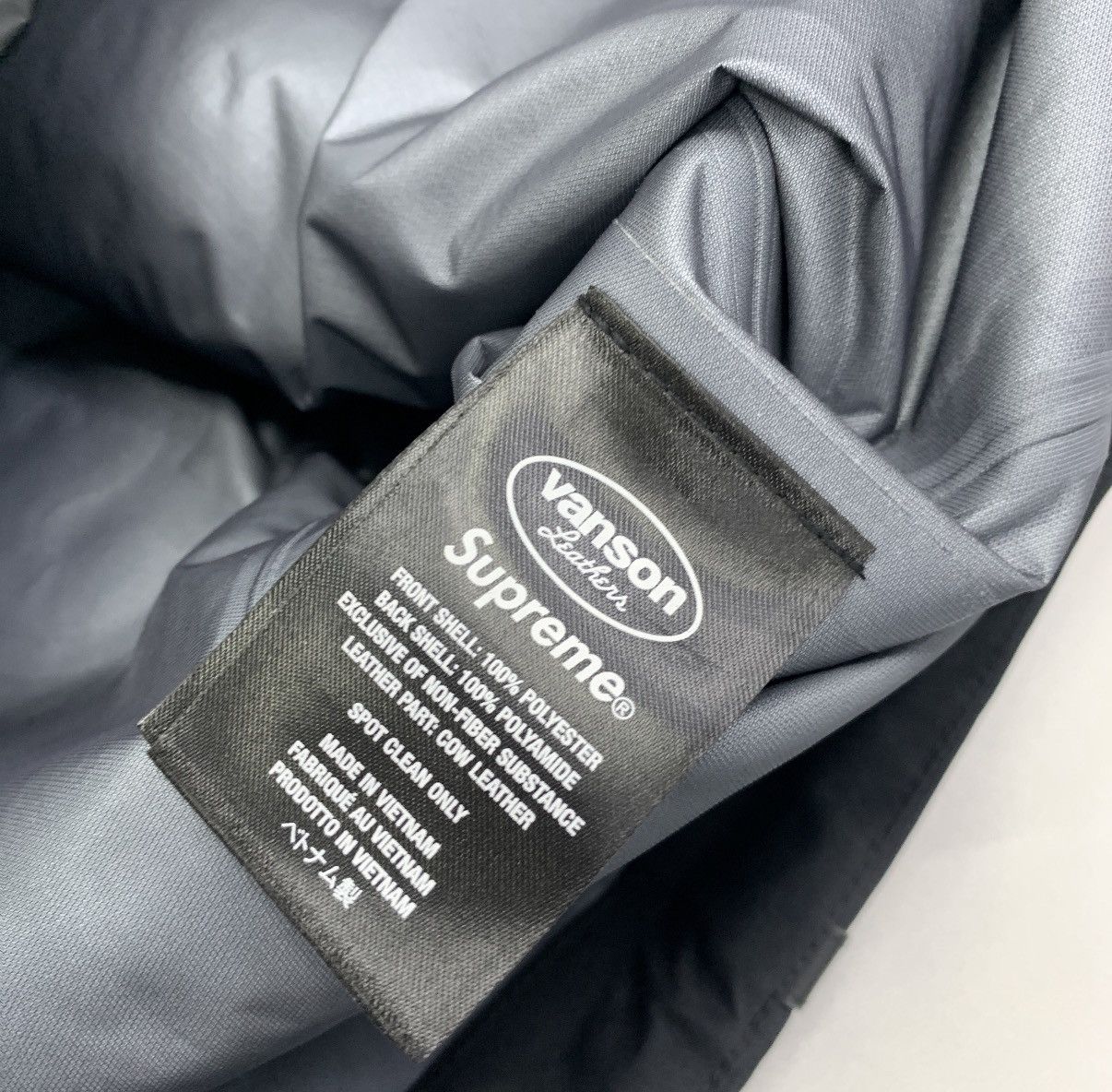 Supreme × Vanson Leathers Supreme Vanson Leathers Gore-Tex Shell Jacket Size US M / EU 48-50 / 2 - 4 Thumbnail