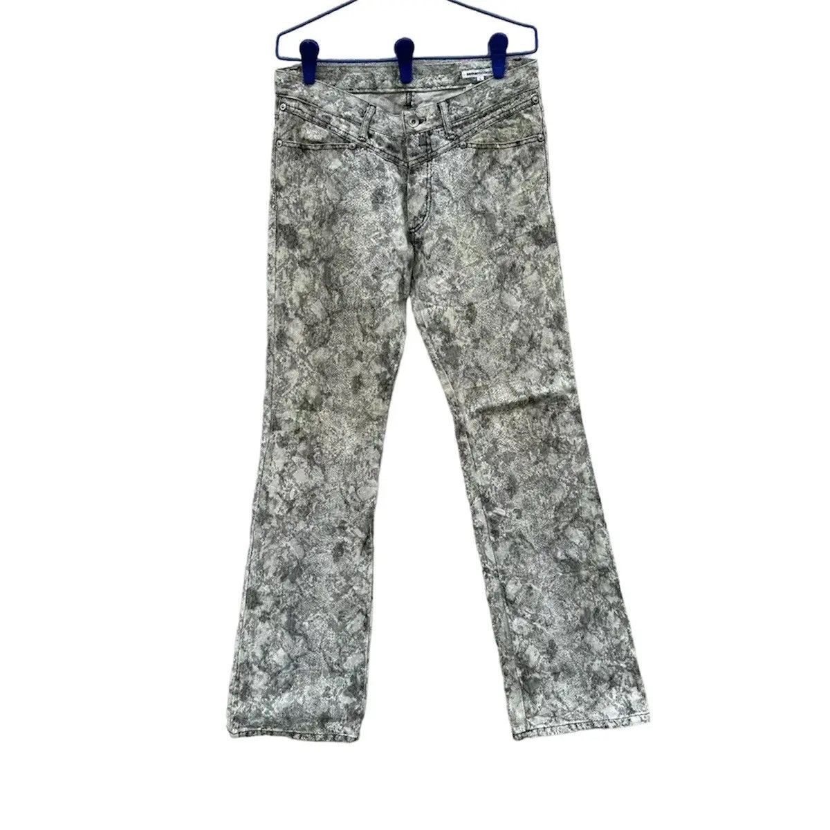 Seditionaries FLARES‼️SEMATIC DESIGN JEAN SNAKE SKIN TROUSERS BOOTCUT PANT Size US 30 / EU 46 - 1 Thumbnail