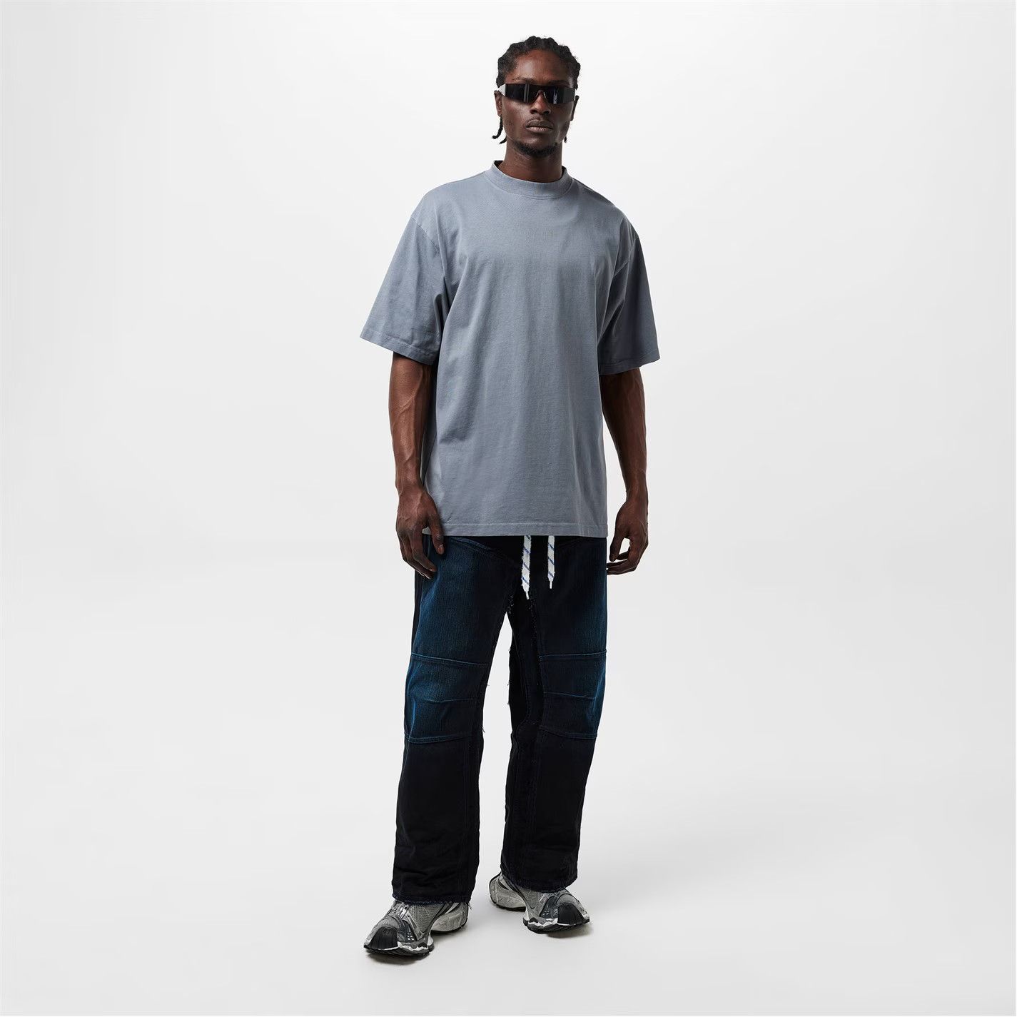 Balenciaga o1g2r1mq0226 Back Reflective T-Shirt In Grey Size US M / EU 48-50 / 2 - 6 Thumbnail
