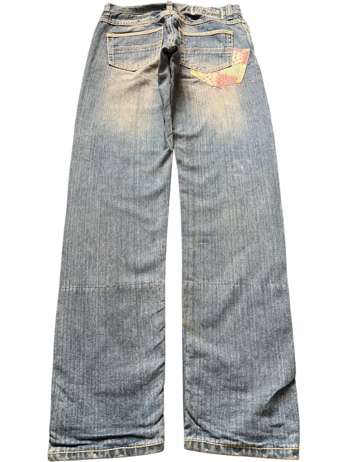 Dsquared2 Vintage Japanese Brand Patches Distressed Jeans Size 29" - 2 Thumbnail