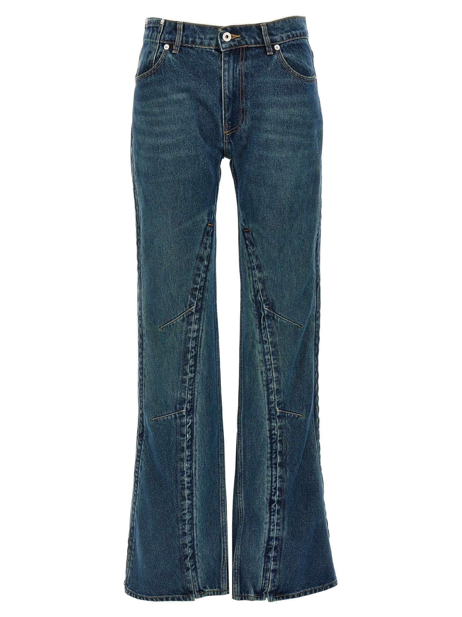 【*】様 Y/PROJECT Y/Project Y/Project Asymmetric Waist Jeans Blue | Grailed