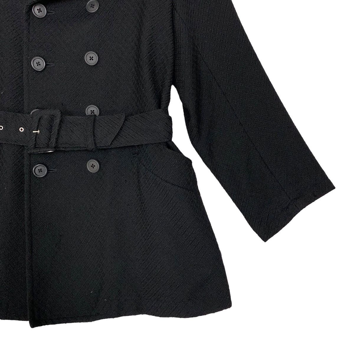 Hysteric Glamour Vintage 90s Hysteric Glamour Double Breasted Trench Coat Size M / US 6-8 / IT 42-44 - 7 Thumbnail