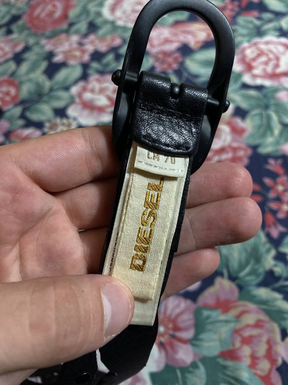 Diesel × Vintage DIESEL Vintage Leather Belt Y2K Size ONE SIZE - 2 Thumbnail