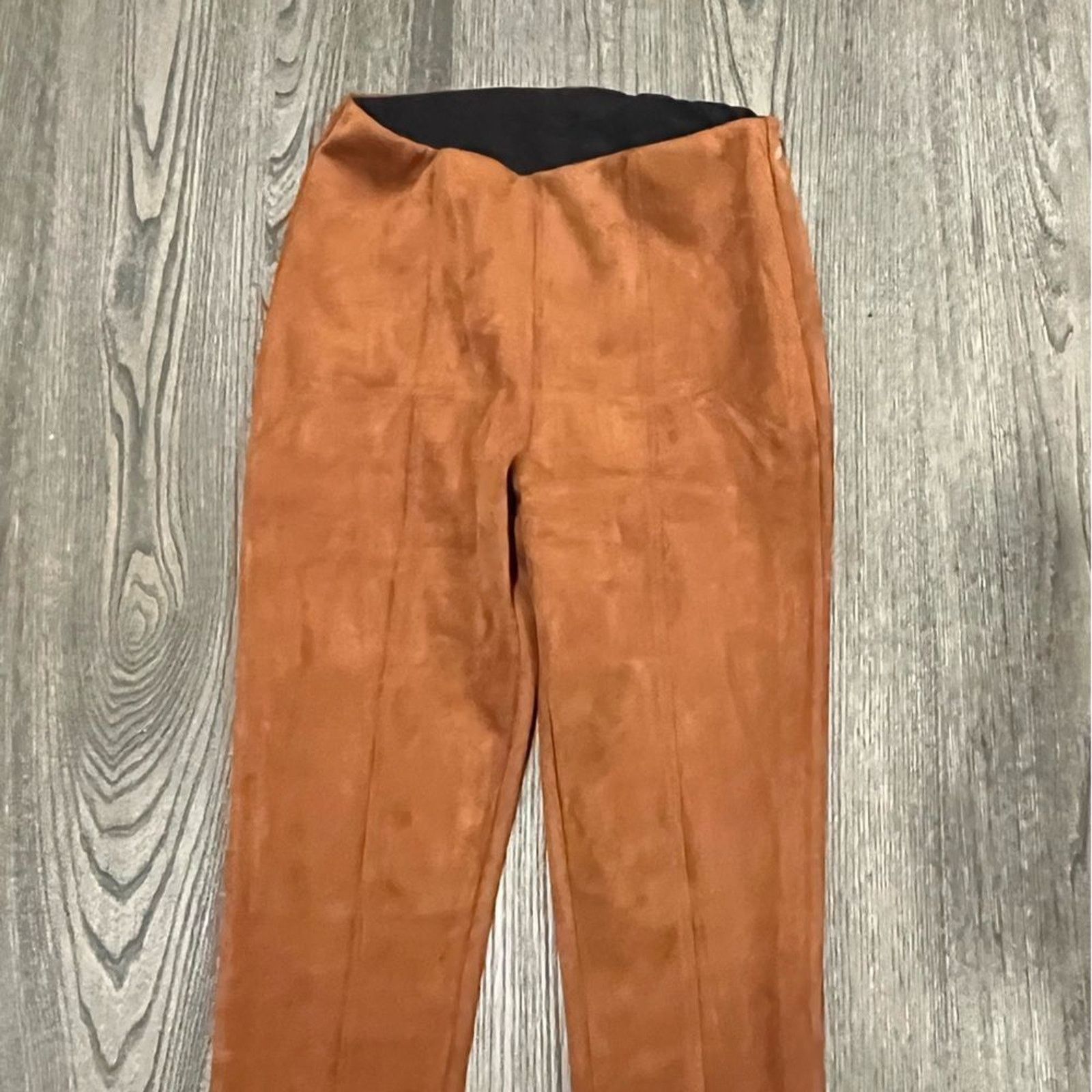 Vera Wang Simply Vera Vera Wang Legging Pants High Rise Pleat Lines S Size 24" / US 00 / IT 34 - 3 Thumbnail