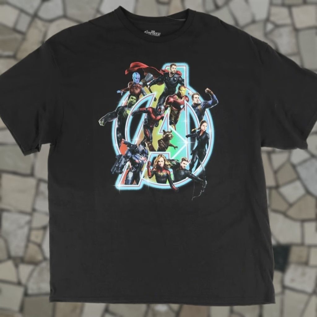 Vintage Marvel Avengers End Game Solid T-Shirt Black Men's 2XL Size US XXL / EU 58 / 5 - 1 Thumbnail