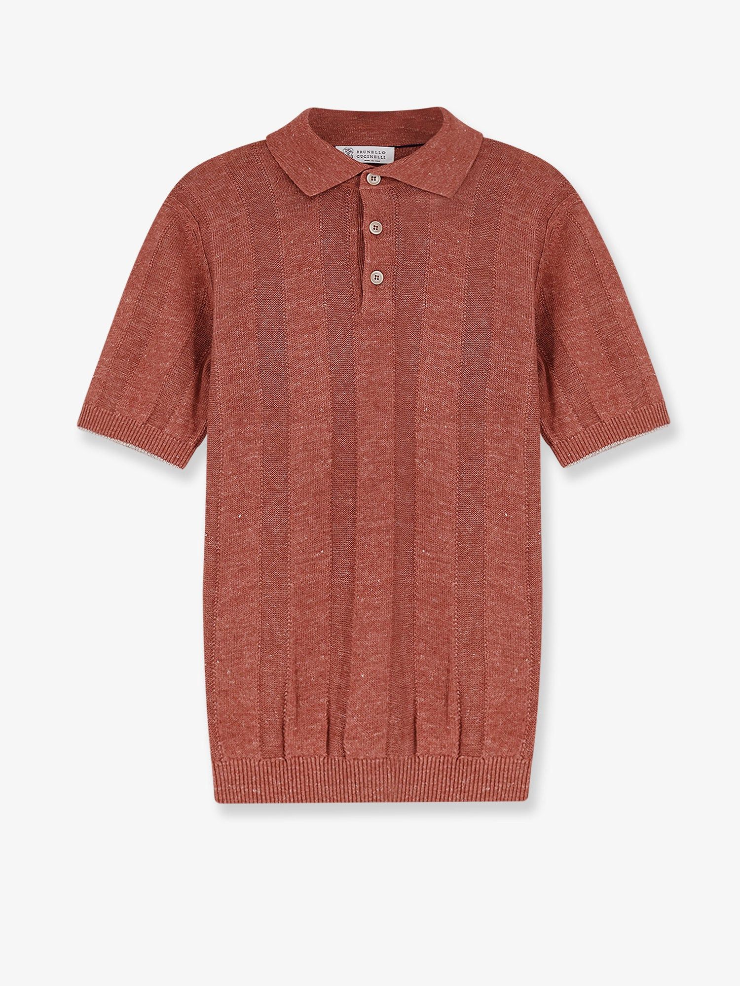 Brunello Cucinelli Linen And Cotton Blend Polo Shirt Size US XL / EU 56 / 4 - 1 Thumbnail