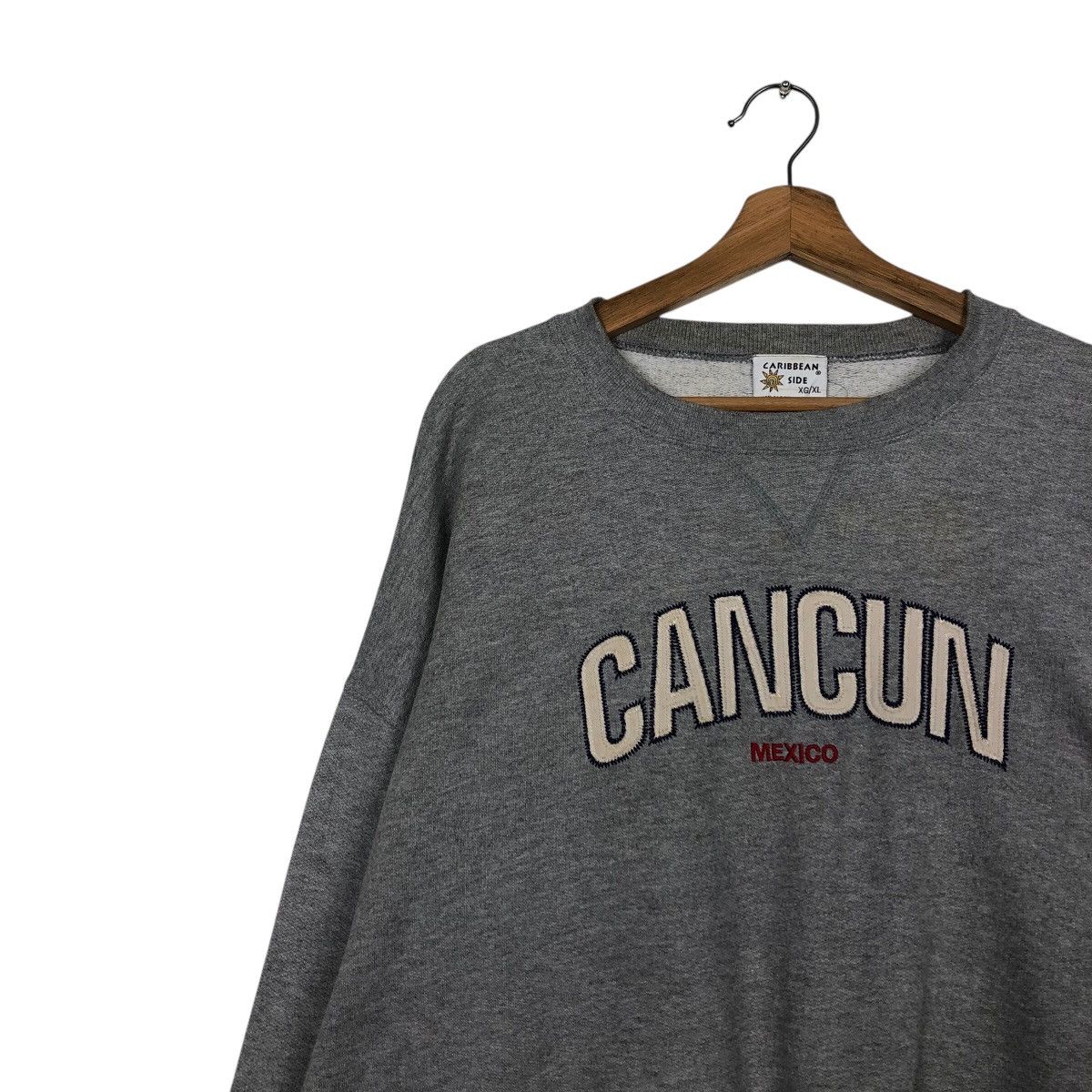 Japanese Brand × Vintage 📌Vintage Sweatshirt Caribbean Mexico Big Logo Spell Out Size US XL / EU 56 / 4 - 8 Thumbnail