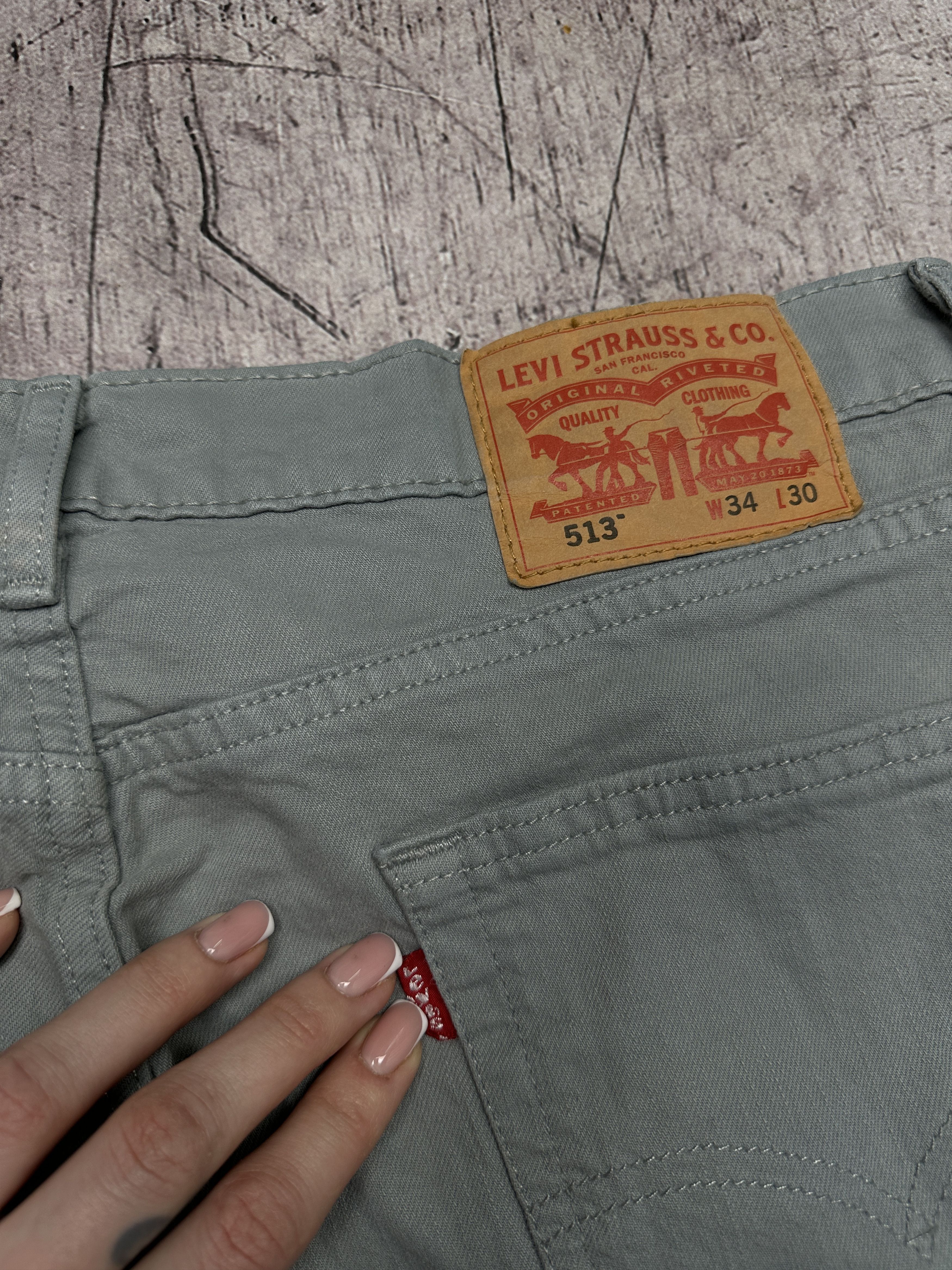 Levi's × Levi's Vintage Clothing Levi's 513 Vintage Mens Denim Pants Jeans Size US 34 / EU 50 - 2 Thumbnail