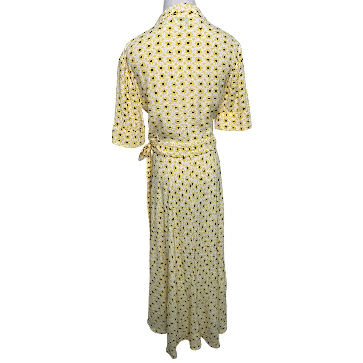 Ganni Ganni Sunflower Polkadot Wrap Dress Pippa Middleton 36 US 4 Size S / US 4 / IT 40 - 13 Thumbnail