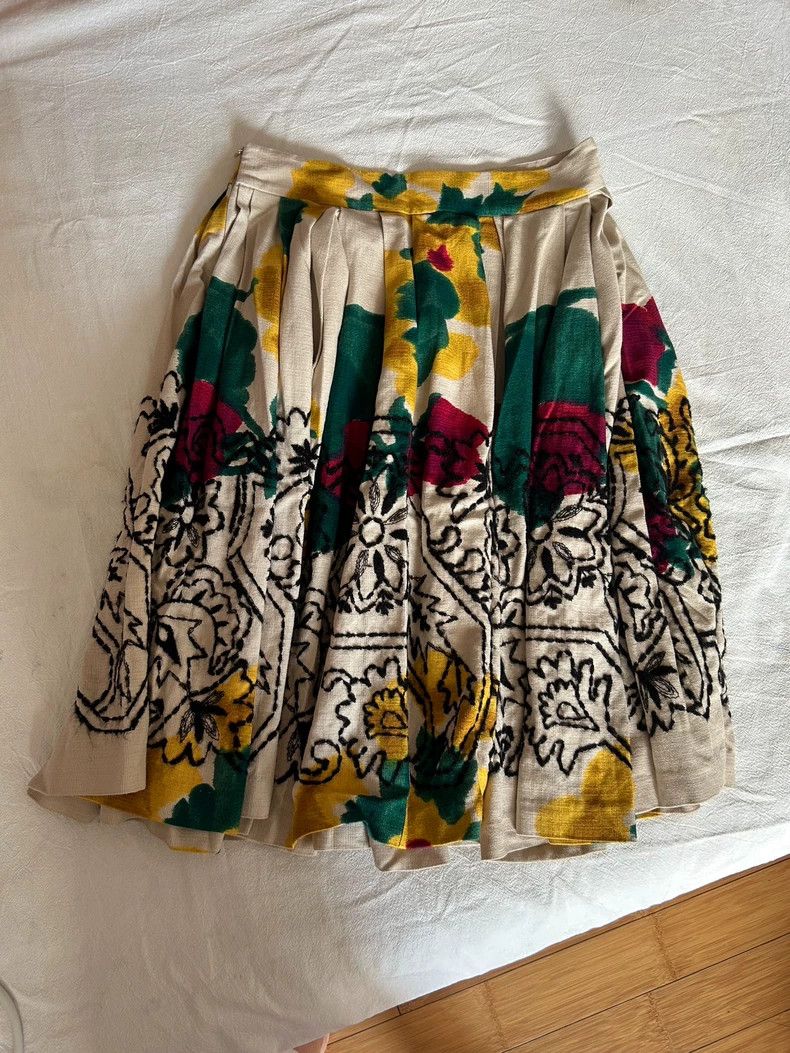 Dries Van Noten Dries Van Noten Floral skirt Size 26" / US 2 / IT 38 - 5 Thumbnail
