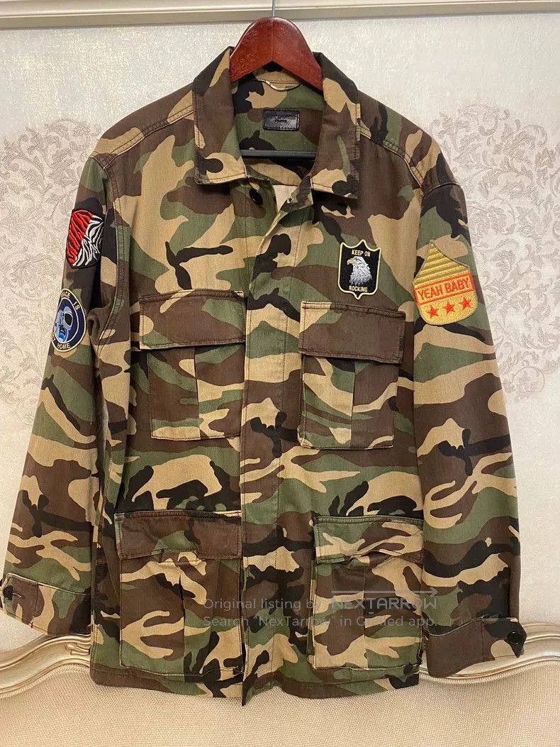 Yves Saint Laurent YSL Camouflage Astronaut Jacket L. Size US L / EU 52-54 / 3 - 1 Thumbnail