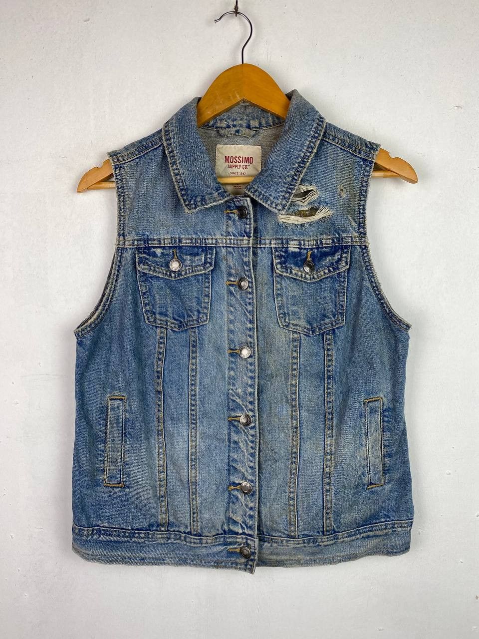 Mossimo mossimo denim vest nice design Size US L / EU 52-54 / 3 - 1 Thumbnail