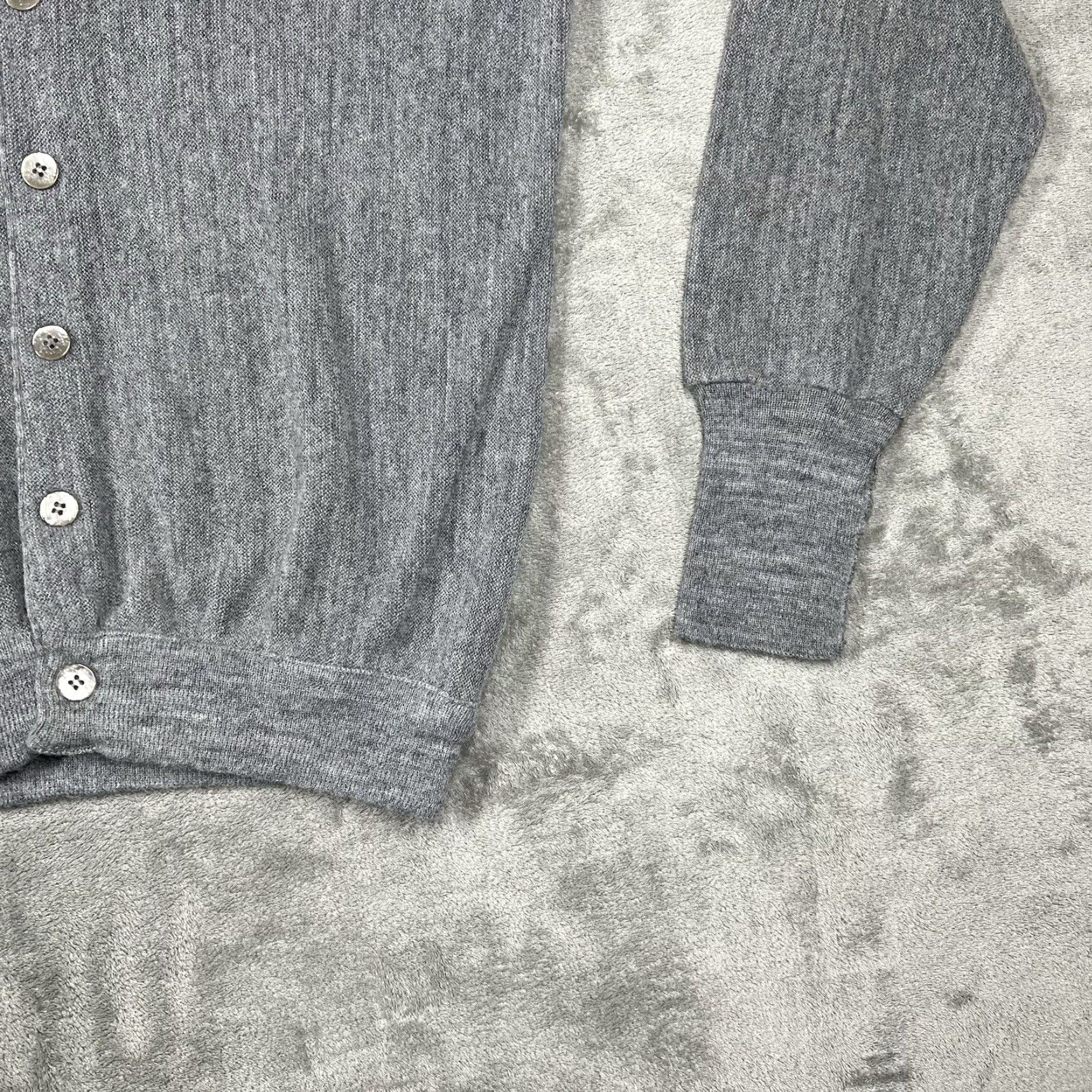 Vintage VINTAGE Jefflinks Cardigan Sweater Mens XL Gray 100% DuPont Orlon Knit Tight-Knit Fair Isle V-Neck Long Sleeve Hand Wash Only Regular Fit Crew? Size US XL / EU 56 / 4 - 6 Thumbnail