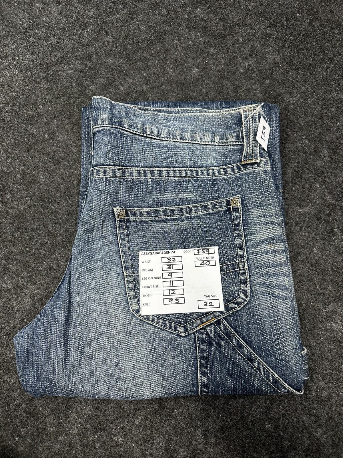 Beauty Beast × Japan Blue × Japanese Brand Japanese Carpenter Denim Pant F59 Size US 32 / EU 48 - 11 Thumbnail