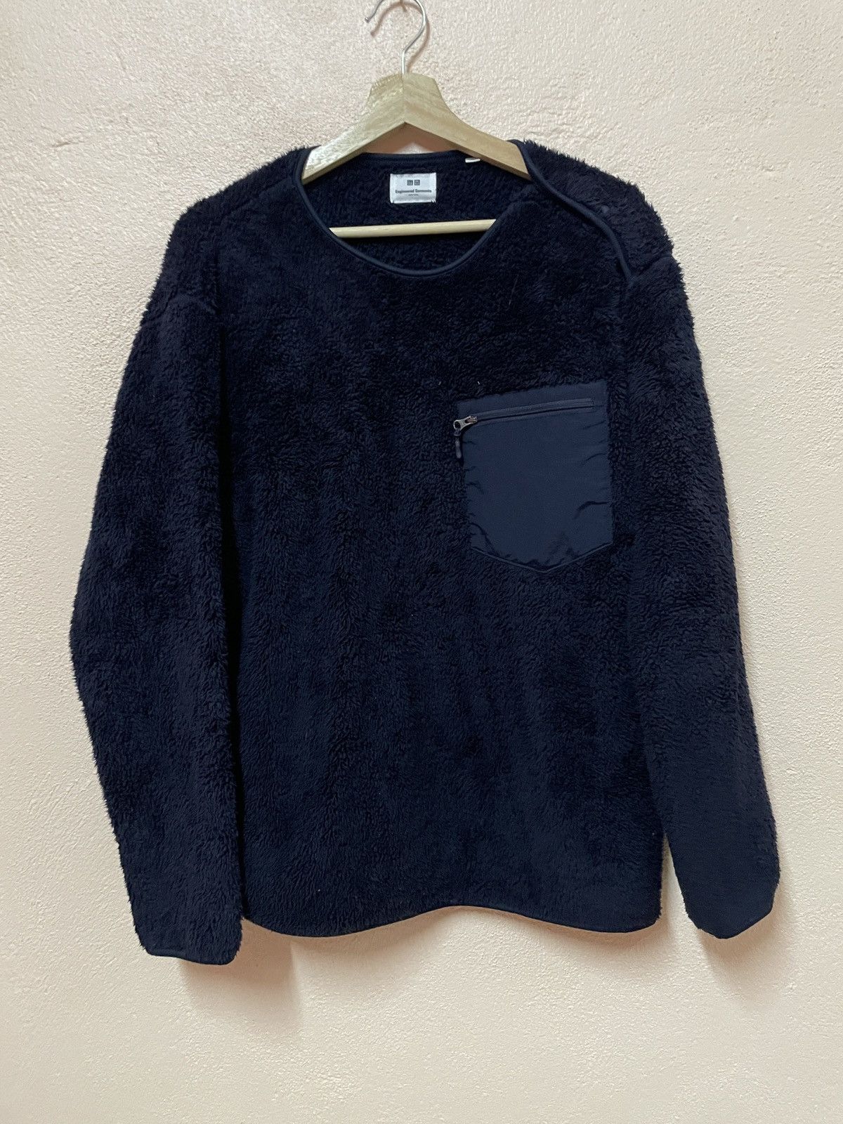 Engineered Garments × Japanese Brand × Uniqlo Uniqlo X Engineered Garments Pullover L Pile Fleece pocket Size US L / EU 52-54 / 3 - 2 Thumbnail